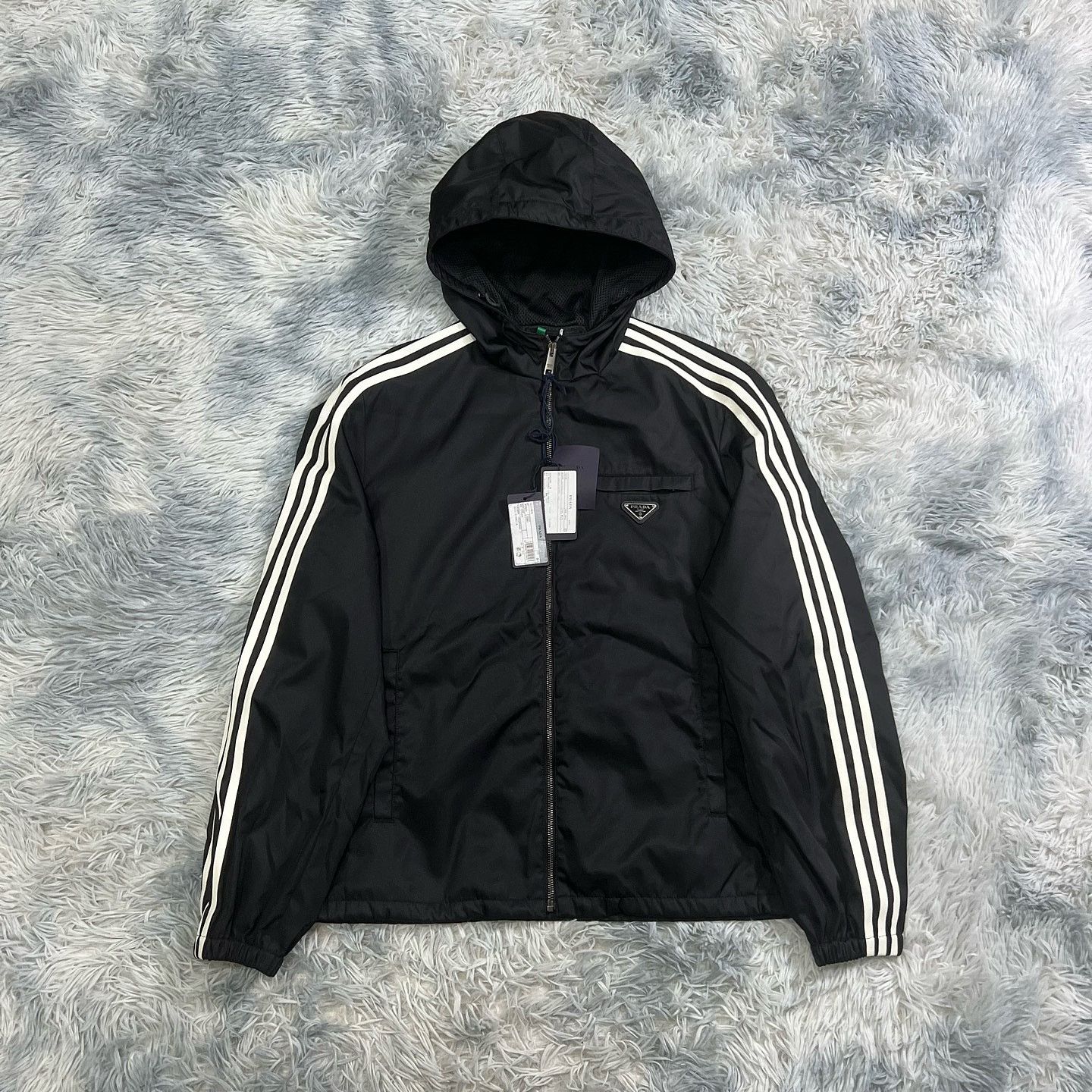 Adidas × Prada Adidas for Prada Re-Nylon Hooded Track Jacket | Grailed