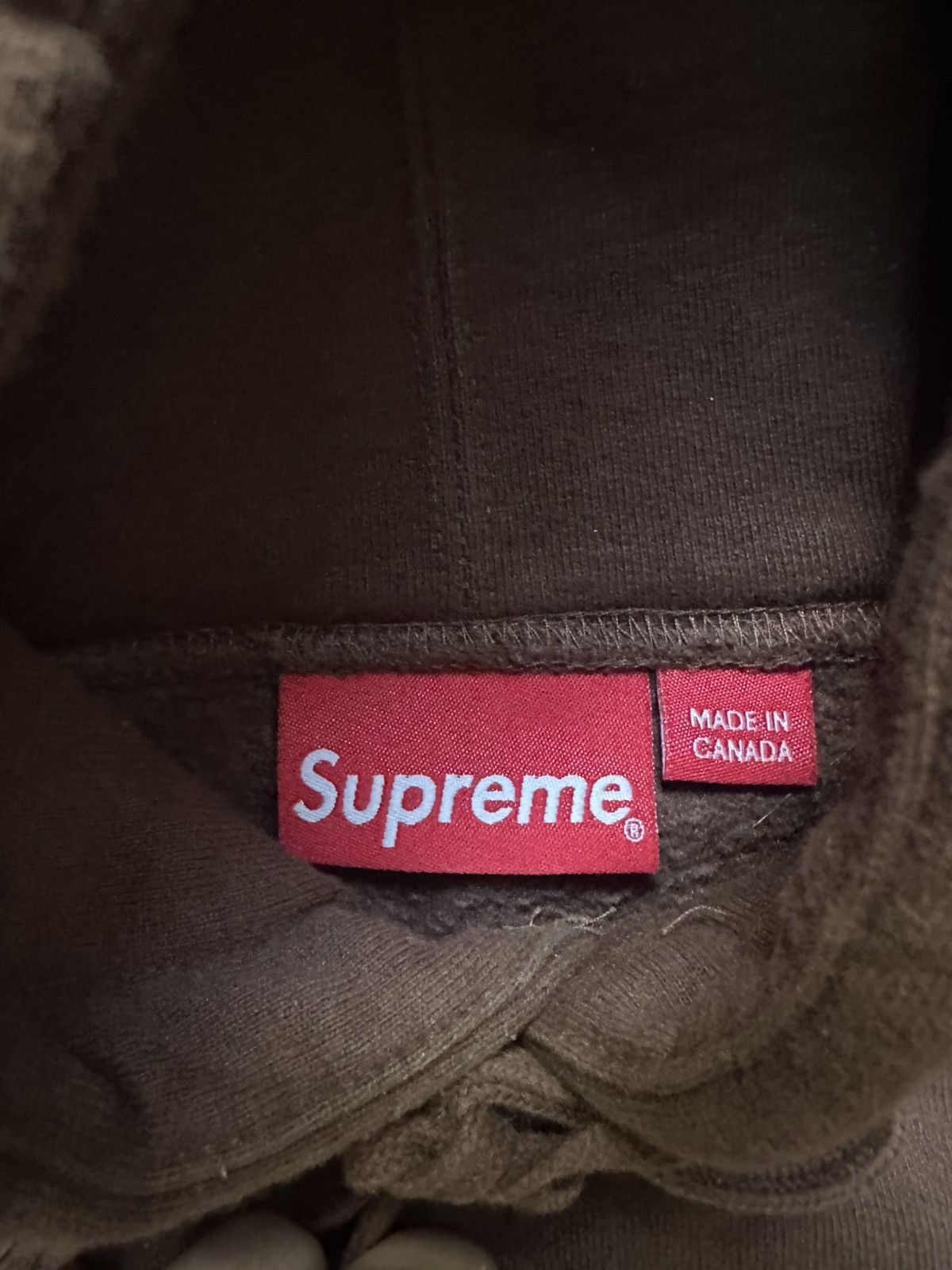 Supreme SS22 Supreme Bling Box Logo Brown Hoodie Sweater Medium Size US M / EU 48-50 / 2 - 6 Thumbnail