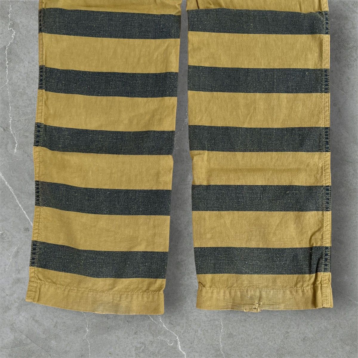 Japanese Brand Antgauge Prison Stripe Hemp Fabric Trouser Size US 30 / EU 46 - 5 Thumbnail