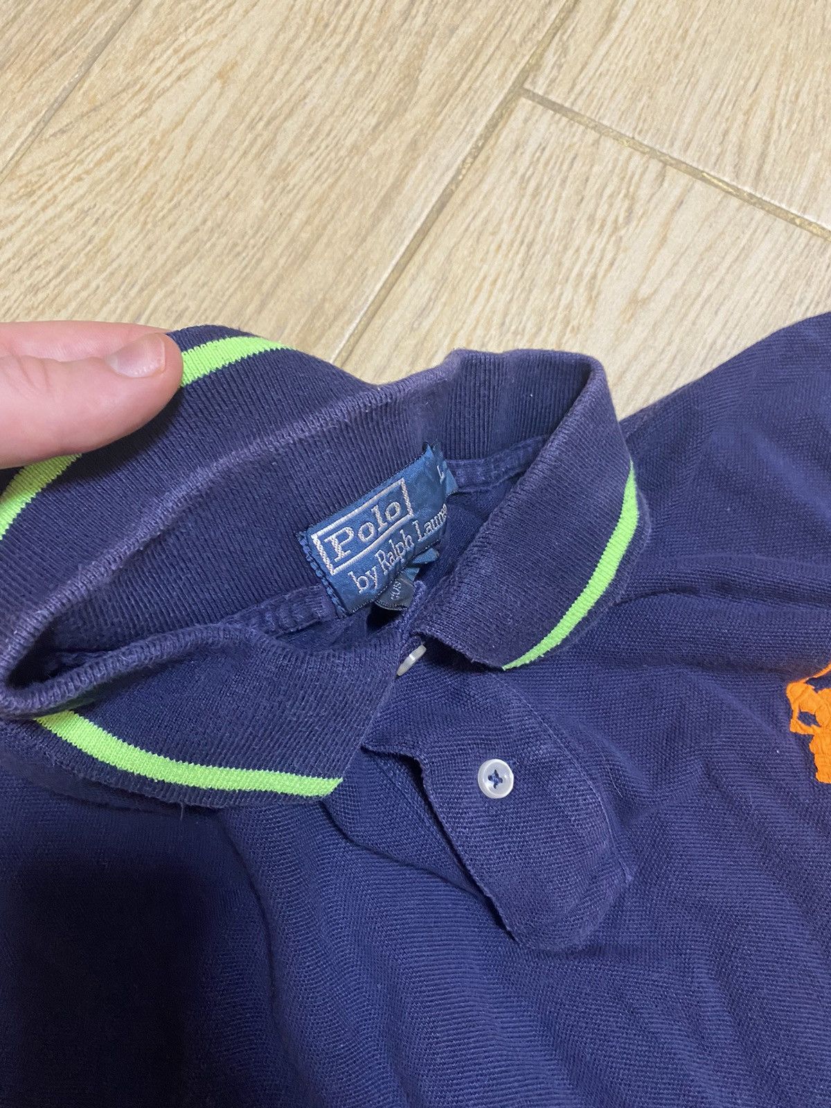 Polo Ralph Lauren × Vintage Polo Ralph Lauren blue big logo size XL Size US XL / EU 56 / 4 - 10 Thumbnail