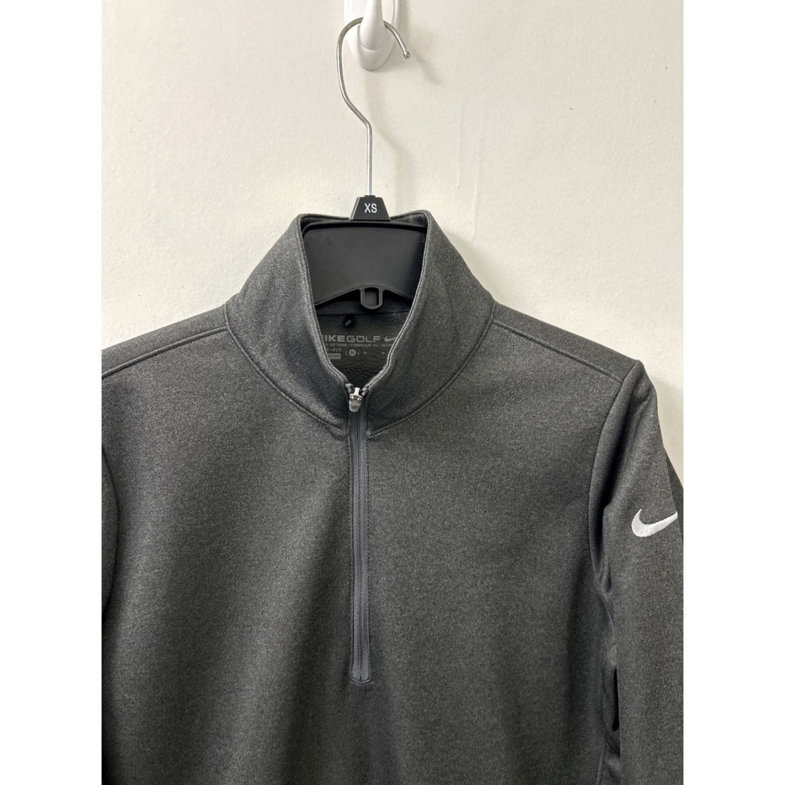 Nike Nike Therma Fit 1/4 Zip Pullover Shirt Womens Medium Gray Size M / US 6-8 / IT 42-44 - 5 Thumbnail