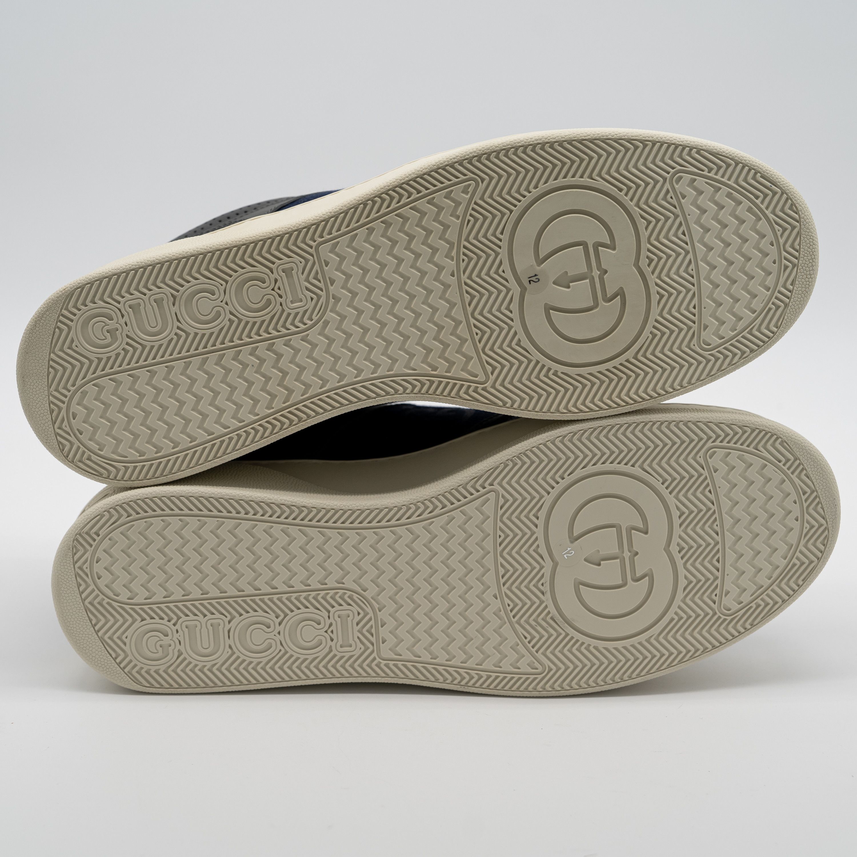 Gucci 12G 12.5 US Gucci GG Chunky B Sneakers Navy Blue White GG Size US 12.5 / EU 45-46 - 6 Thumbnail