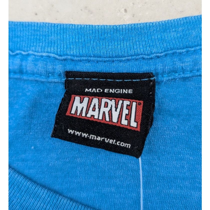 Mad Engine × Marvel Comics Mid 2000s Marvel Mad Engine X-Men Full Team Blue T-shirt Size US XXL / EU 58 / 5 - 3 Thumbnail