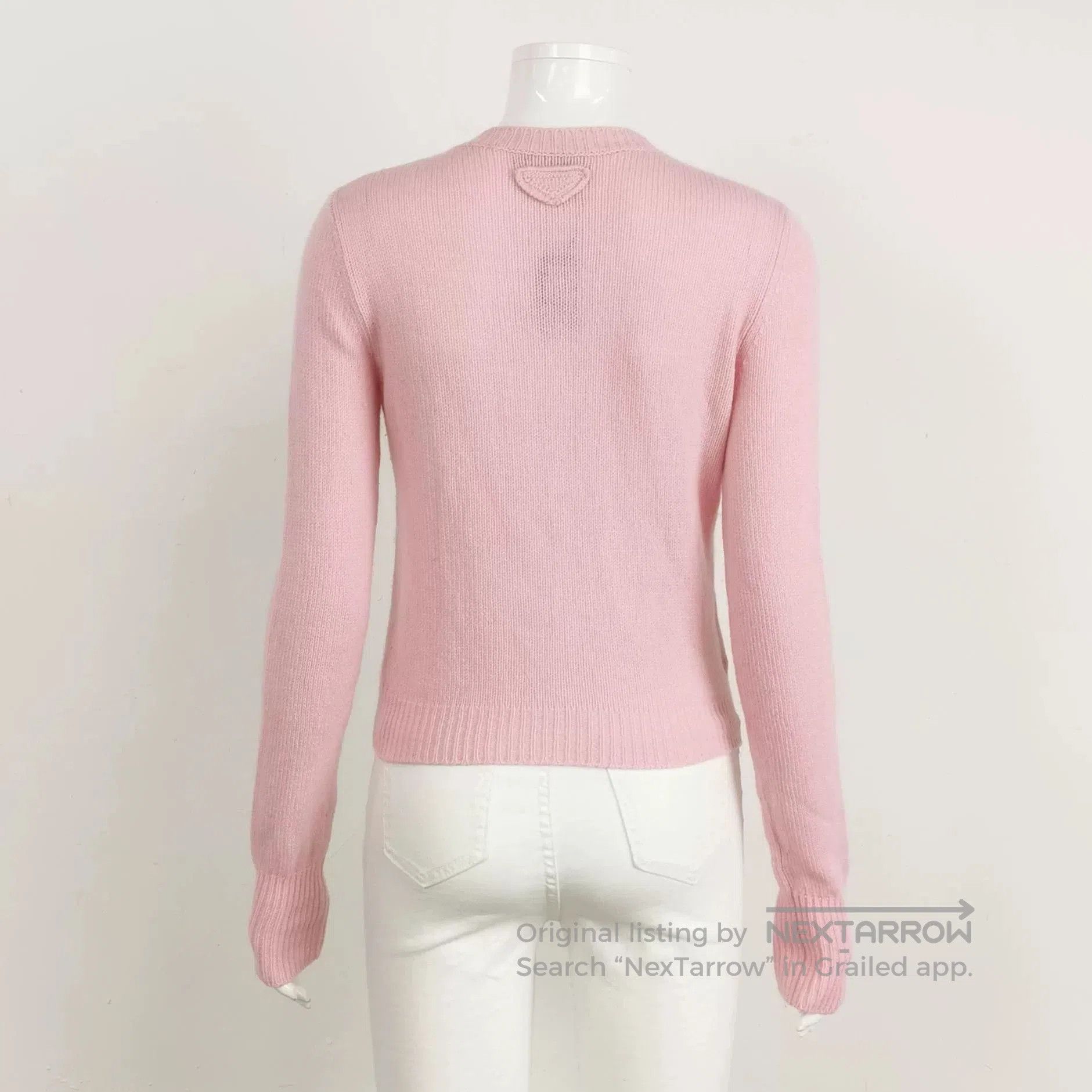 Prada Prada Light Pink Cashmere Cardigan. Size S / US 4 / IT 40 - 2 Thumbnail