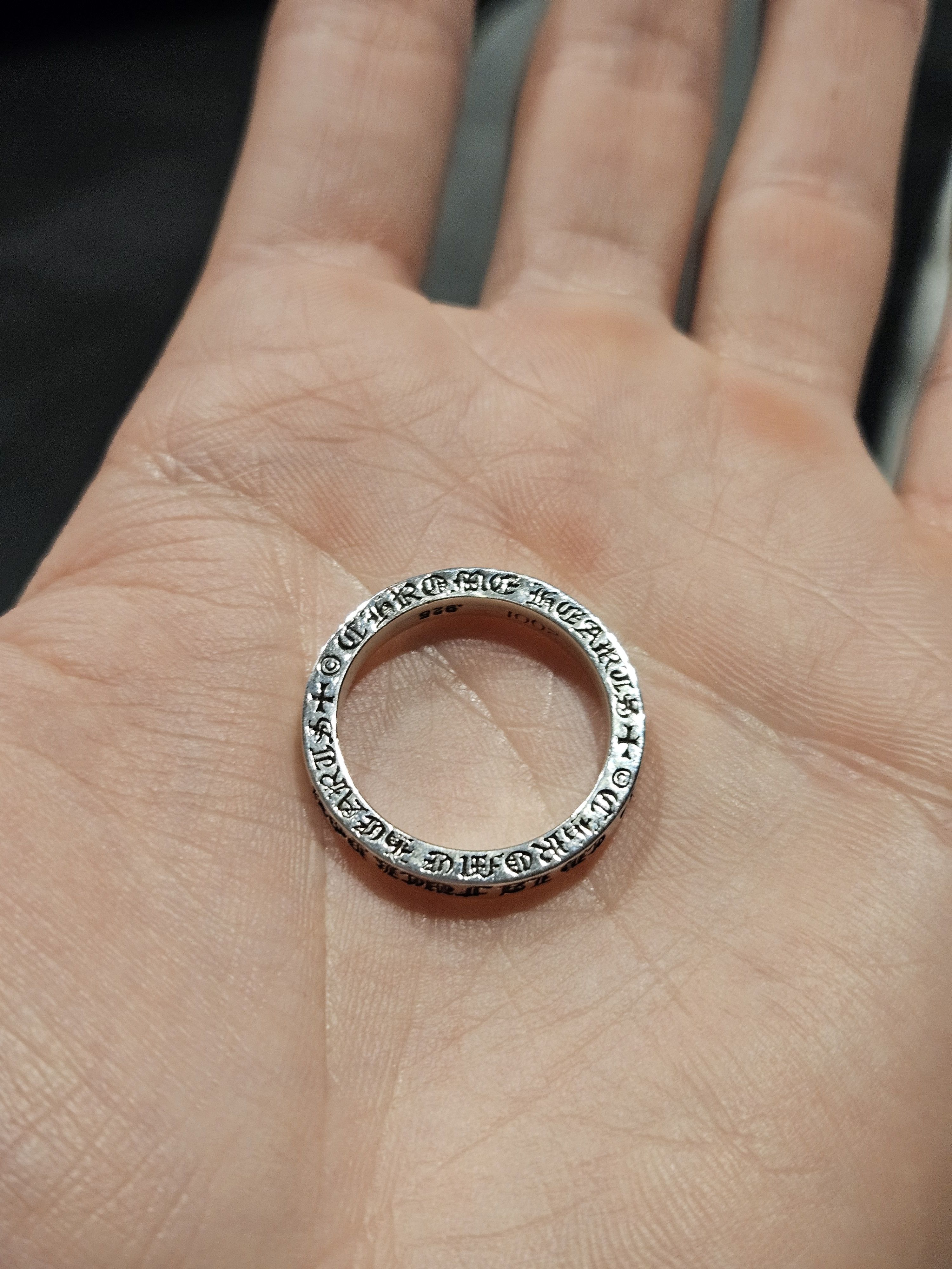 Chrome Hearts Chrome Hearts Fuck You 3MM 2001. 925 Silver Spacer Size ONE SIZE - 2 Thumbnail