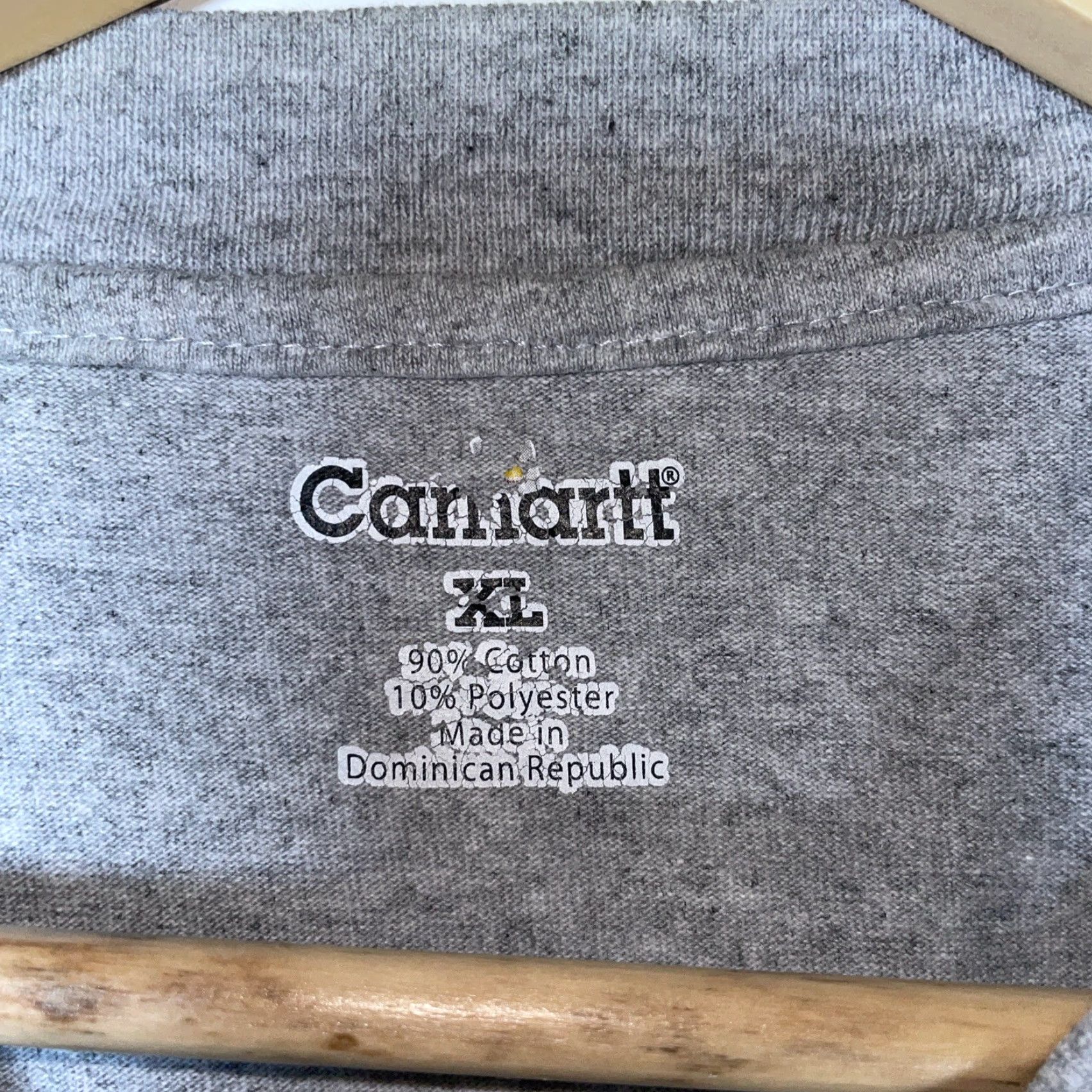 Carhartt Carhartt T-Shirt Mens XL Gray Short Sleeve Pocket Button 100% Cotton Tee Shirt Size US XL / EU 56 / 4 - 6 Thumbnail