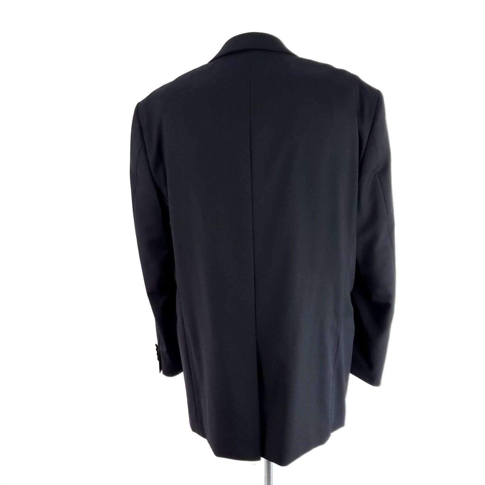 Paul Fredrick Paul Fredrick Wool 2 Bronze Button Blazer 44L Black Size 44L - 6 Thumbnail