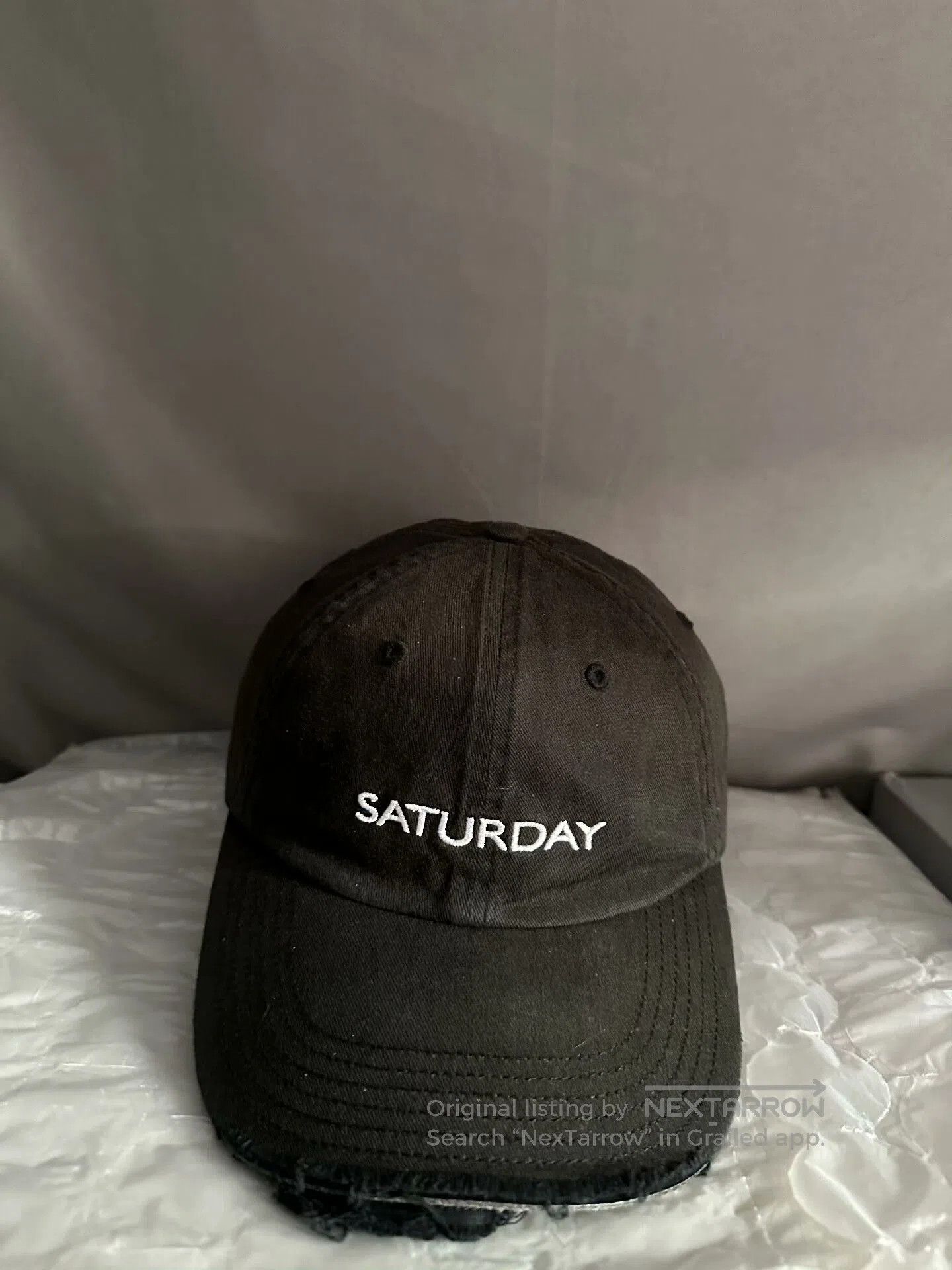 Vetements Vetements 18AW Saturday Distressed Cap. Size ONE SIZE - 1 Thumbnail