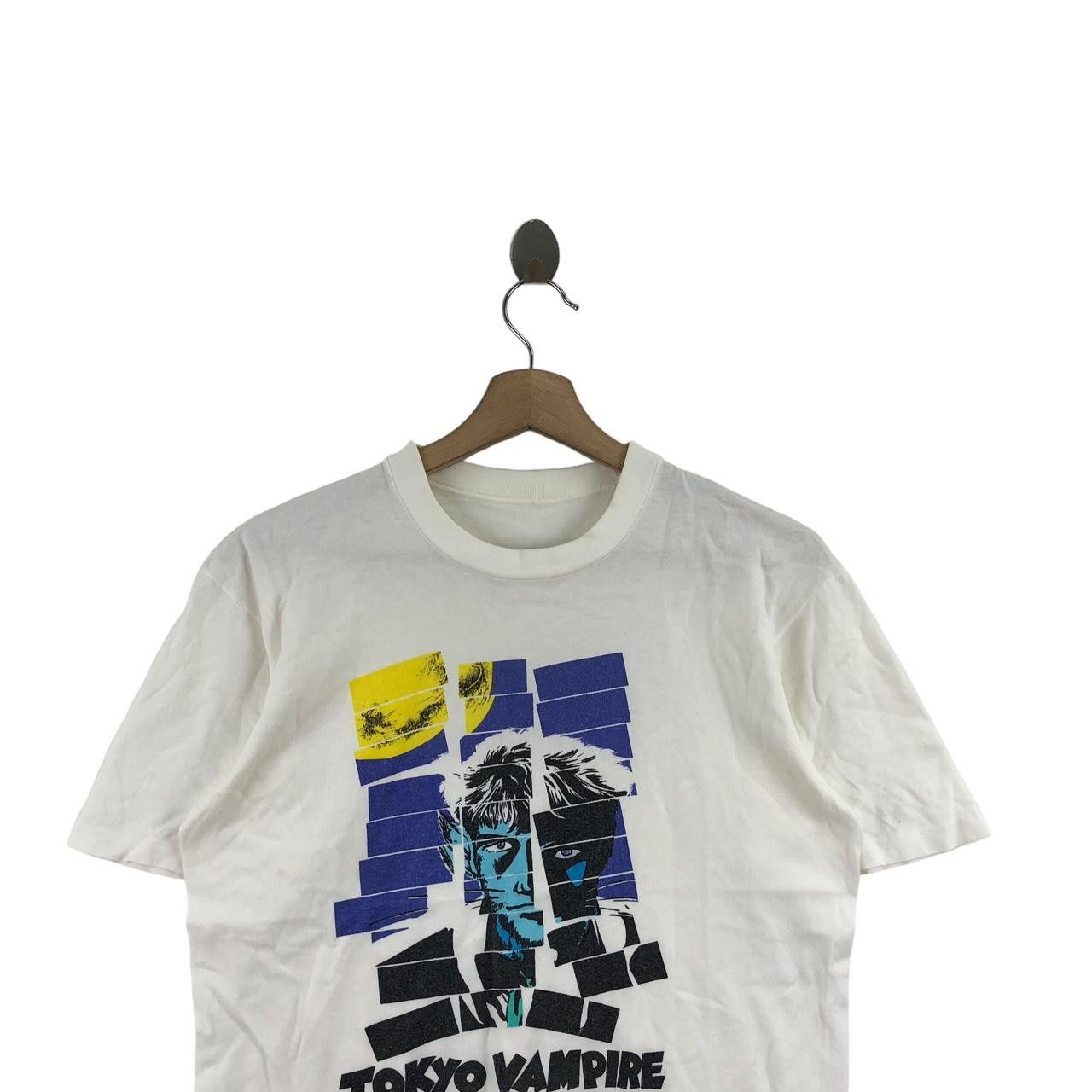 Anime Vintage 1987 TOKYO VAMPIRE MORNING KODANSHA Tee Shirt Anime Size US M / EU 48-50 / 2 - 3 Thumbnail