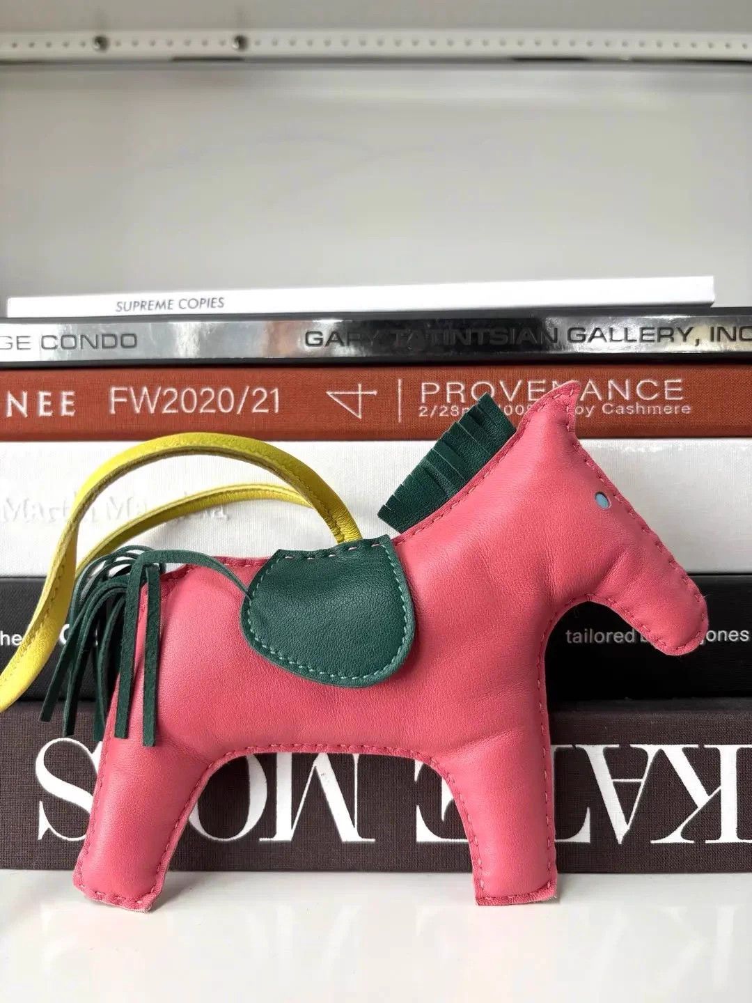 Hermes Hermes Pink Yellow Green Pony Charm C Stamp Size ONE SIZE - 2 Thumbnail