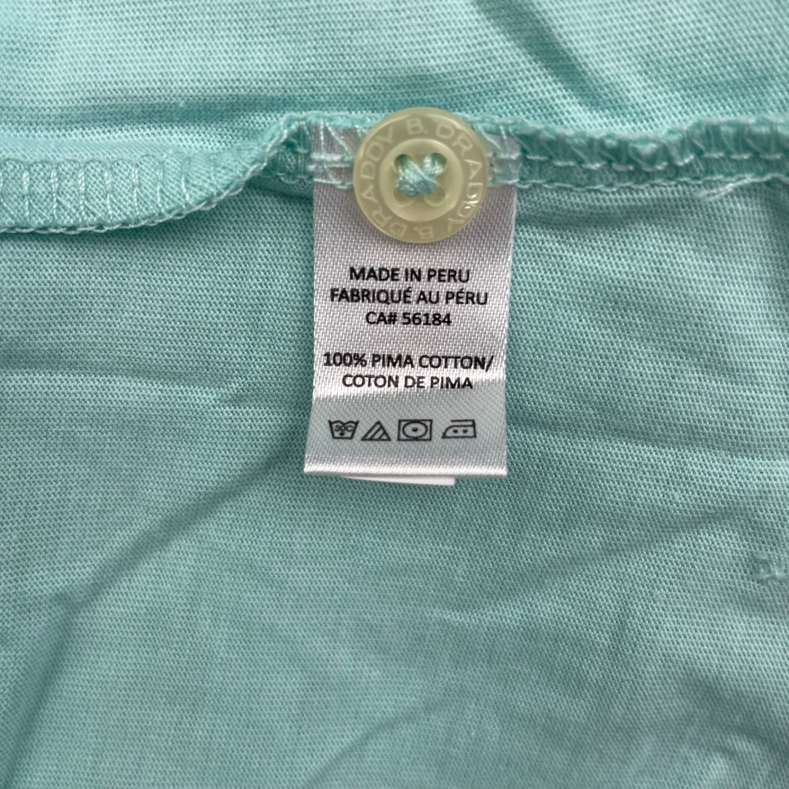 Other B.Draddy Men’s 100% Pima Cotton S/S Polo Shirt Pastel Blue C Size US L / EU 52-54 / 3 - 4 Thumbnail