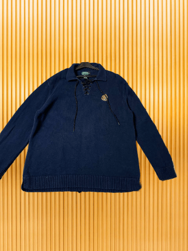 Polo Ralph Lauren × Vintage Vintage Y2K Polo Ralph Lauren Heavy Knit Sweater Size US XL / EU 56 / 4 - 1 Thumbnail