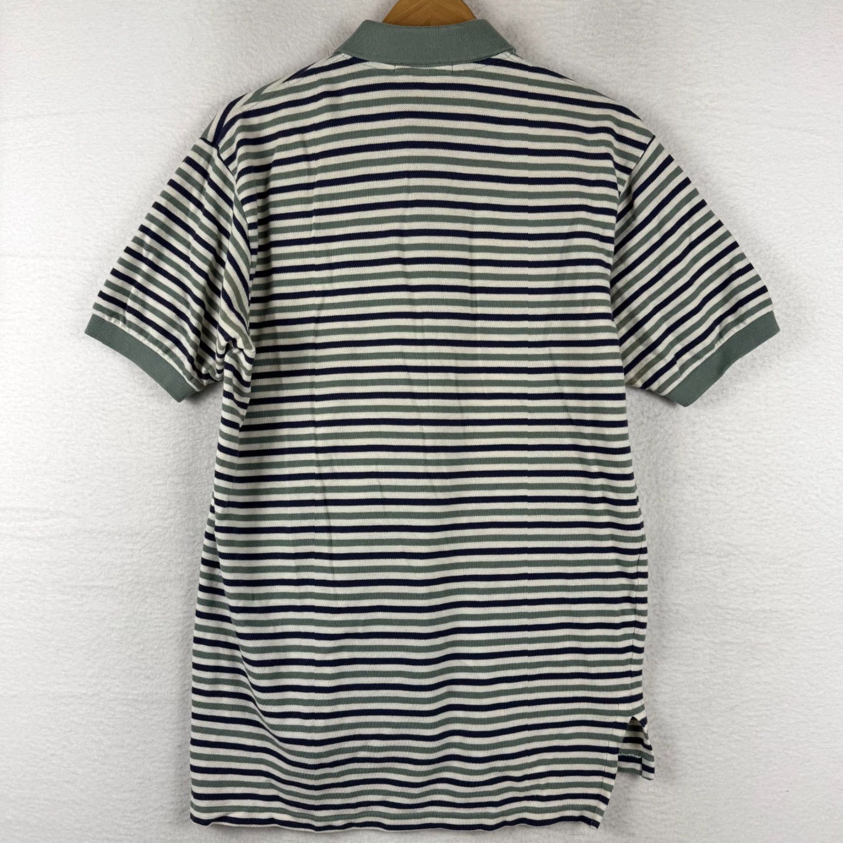 Polo Ralph Lauren VINTAGE Polo Ralph Lauren Polo Shirt Mens Medium Short Sleeve Striped Knit Logo 90s Size US M / EU 48-50 / 2 - 7 Thumbnail