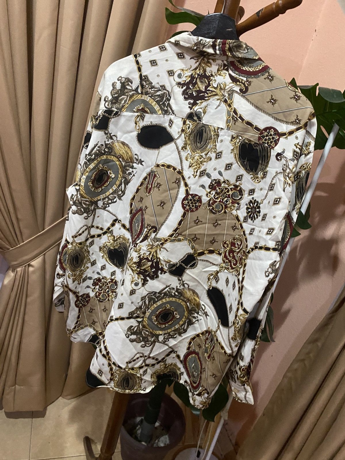 Japanese Brand × Vintage Vintage 5th Season Collection Baroque Chain Print Shirt Size US L / EU 52-54 / 3 - 8 Thumbnail