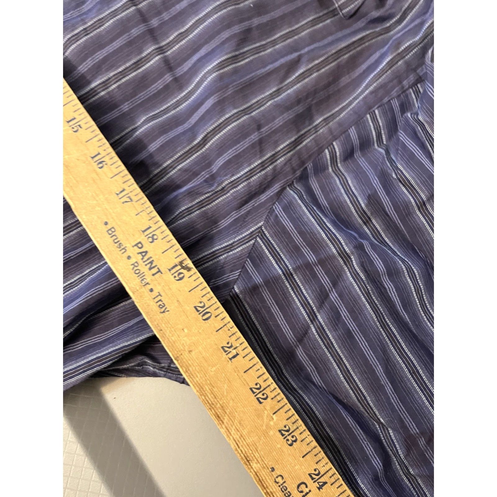 Vintage Vintage Calvin Klein CK Long Sleeve Button-Down Shirt Men’s Size 16 Blue Striped Business Casual Size US L / EU 52-54 / 3 - 5 Thumbnail