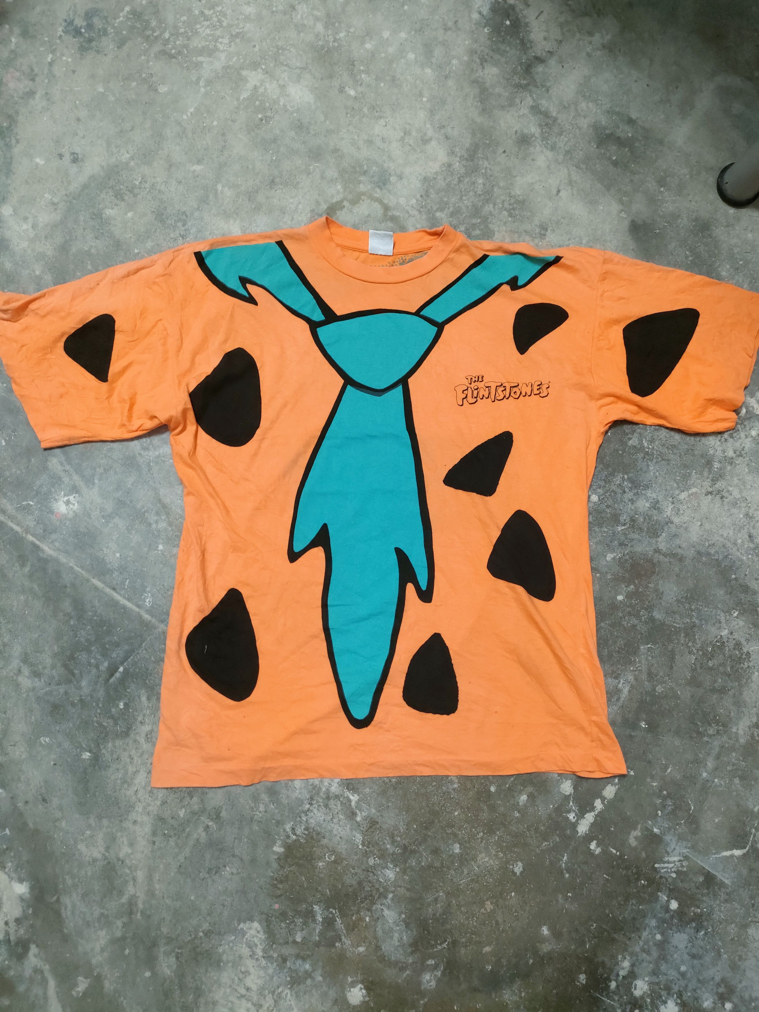 Cartoon Network × Vintage Vintage Flintstones Full print T-shirt Size US XXL / EU 58 / 5 - 2 Thumbnail