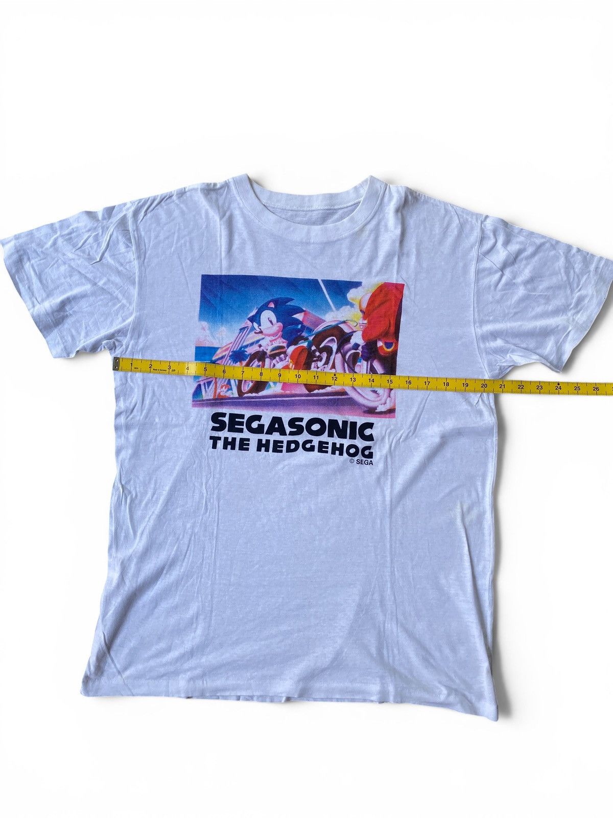 Anime Vintage 90’s Segasonic Game Japan Promo Sonic The Hedgehog Size US L / EU 52-54 / 3 - 5 Thumbnail