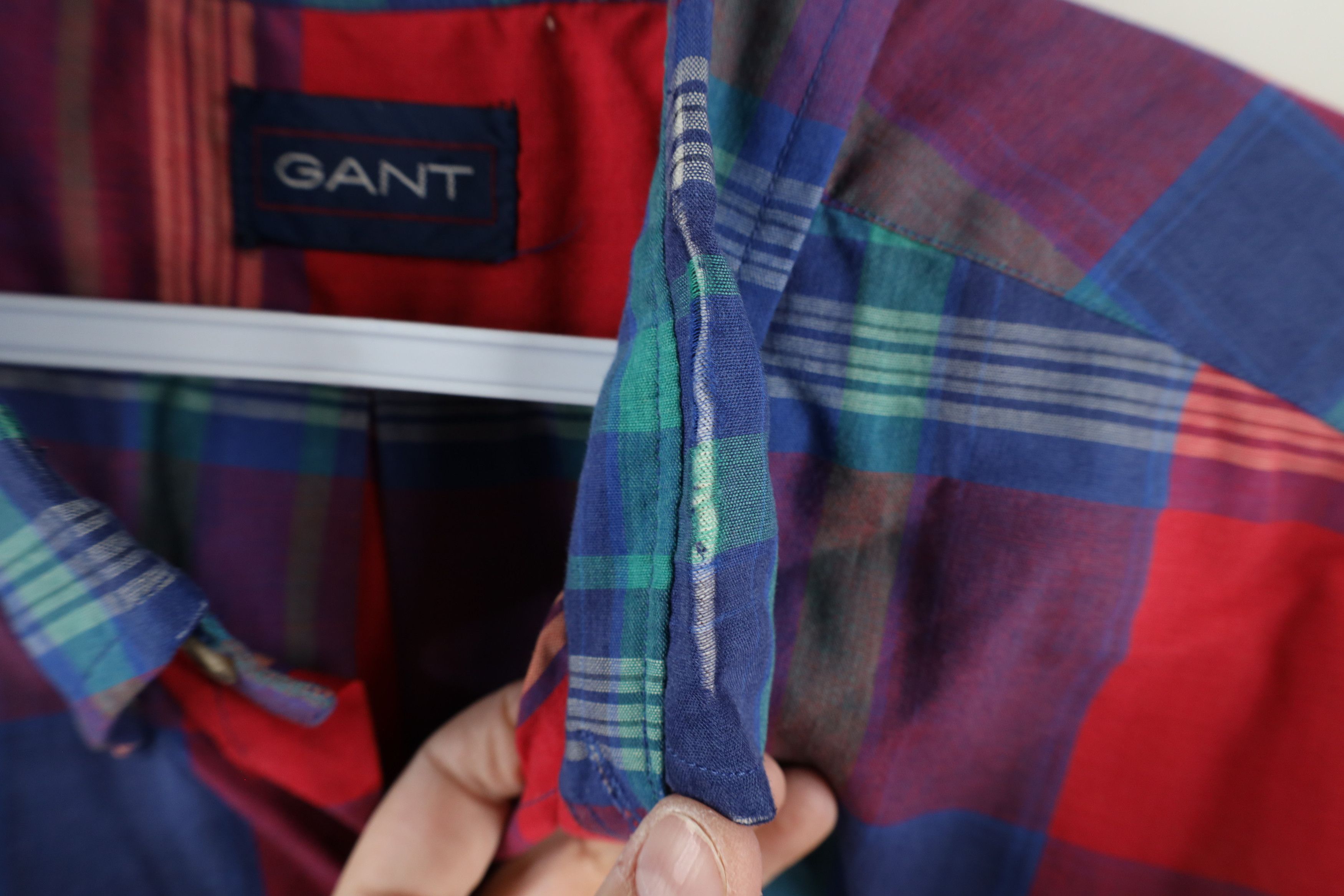 Vintage Vintage 90s Streetwear Short Sleeve Button Down Shirt Plaid Size US L / EU 52-54 / 3 - 7 Thumbnail