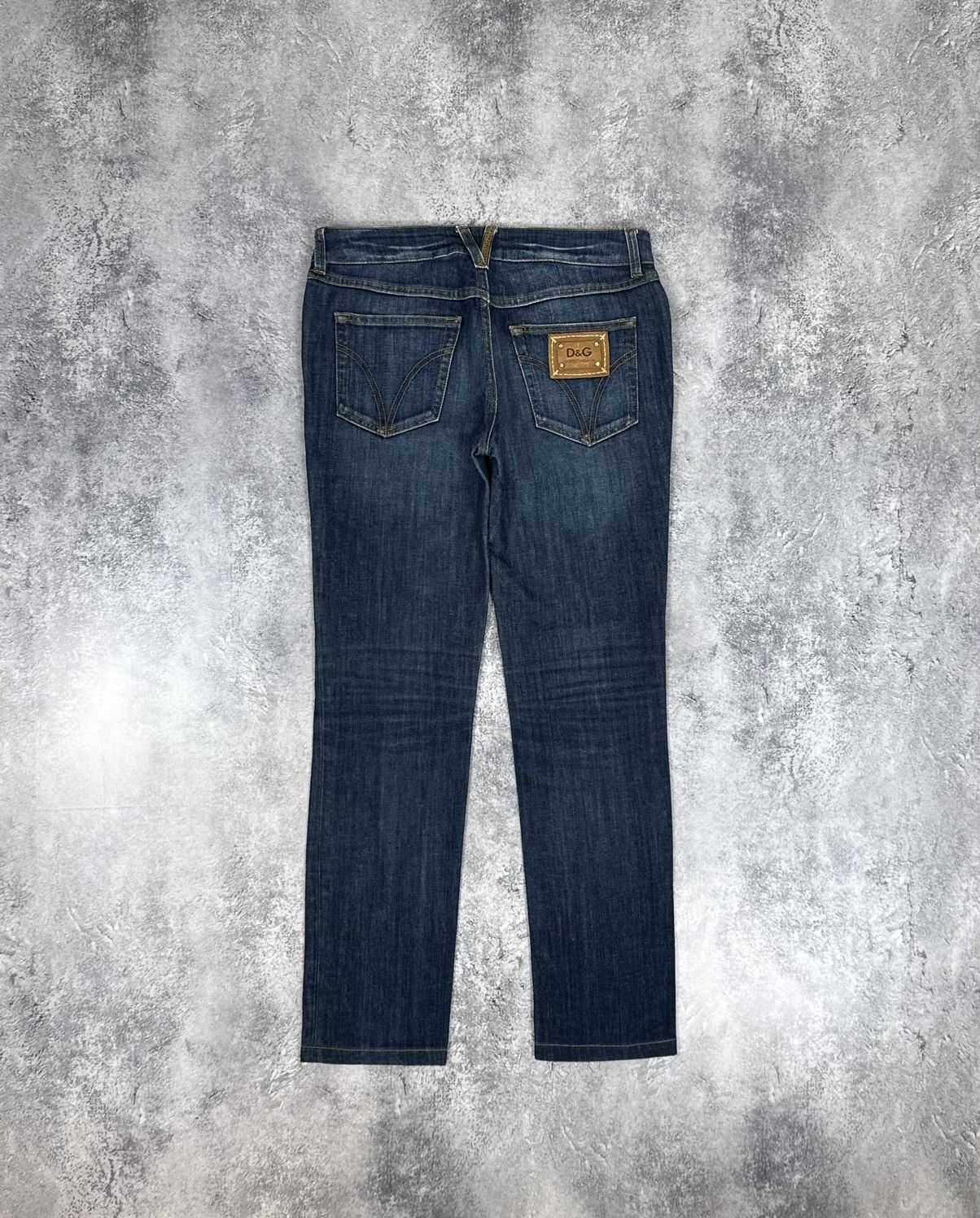 Dolce & Gabbana Vintage Dolce & Gabbana Luxury Blue Denim Avant Garde Jeans Size 26" / US 2 / IT 38 - 1 Thumbnail