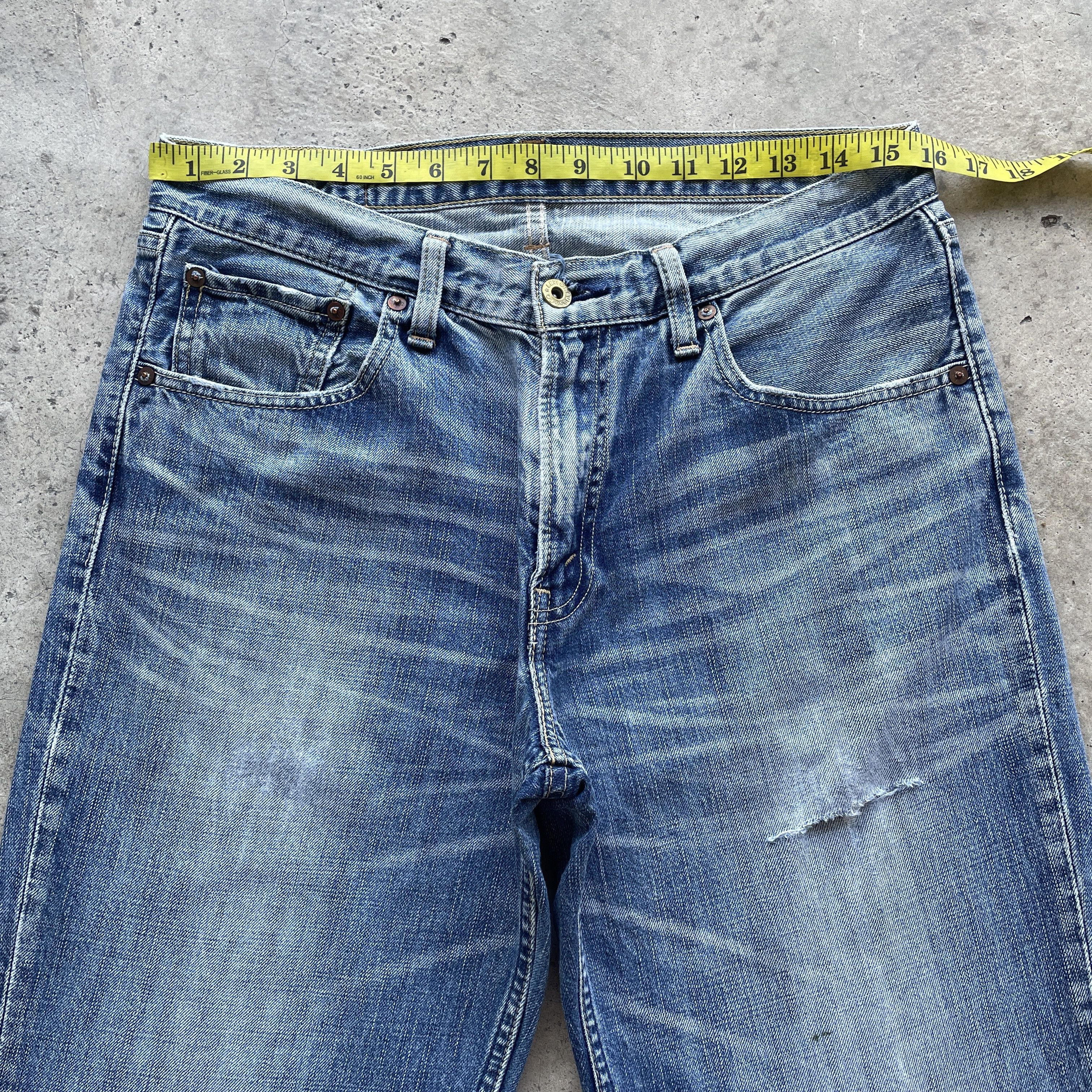 Levi's VINTAGE LEVI’S 502 JEANS FADED DENIM PANTS DISTRESSED W32 Size US 32 / EU 48 - 5 Thumbnail
