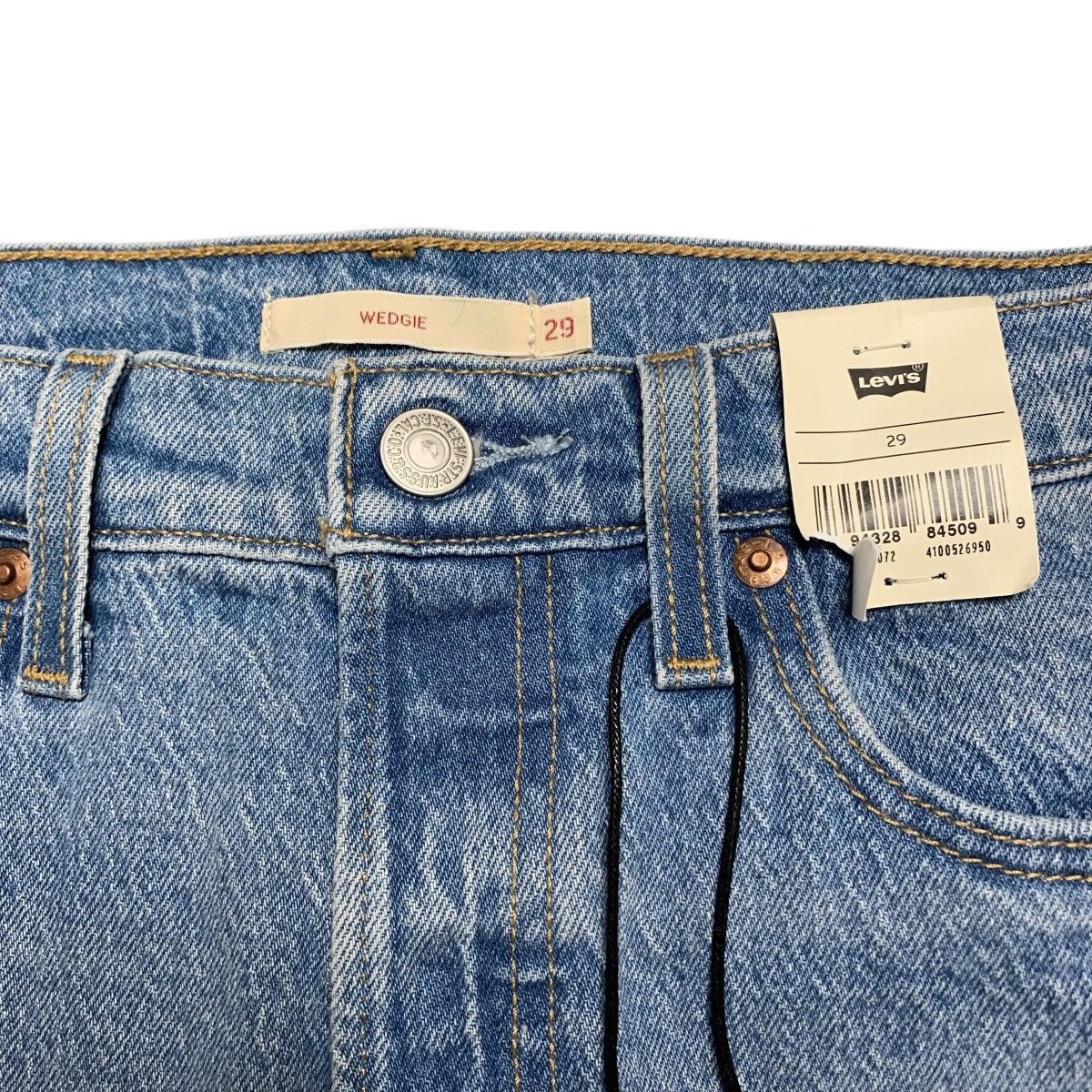 Levi's New With Tags Levi’s Wedgie 29 Denim Jean Pants High Rise Size 29" - 3 Thumbnail