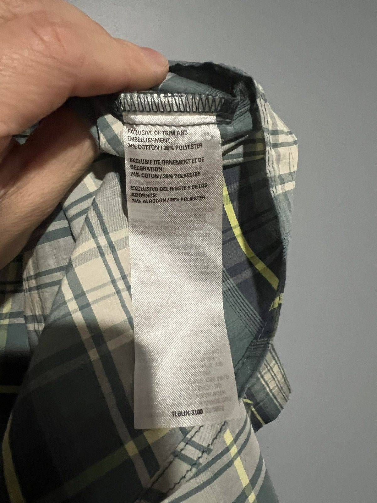 5.11 5.11 Tactical Double Flex Covert Mens Med Blue Plaid Snap Size US M / EU 48-50 / 2 - 9 Thumbnail