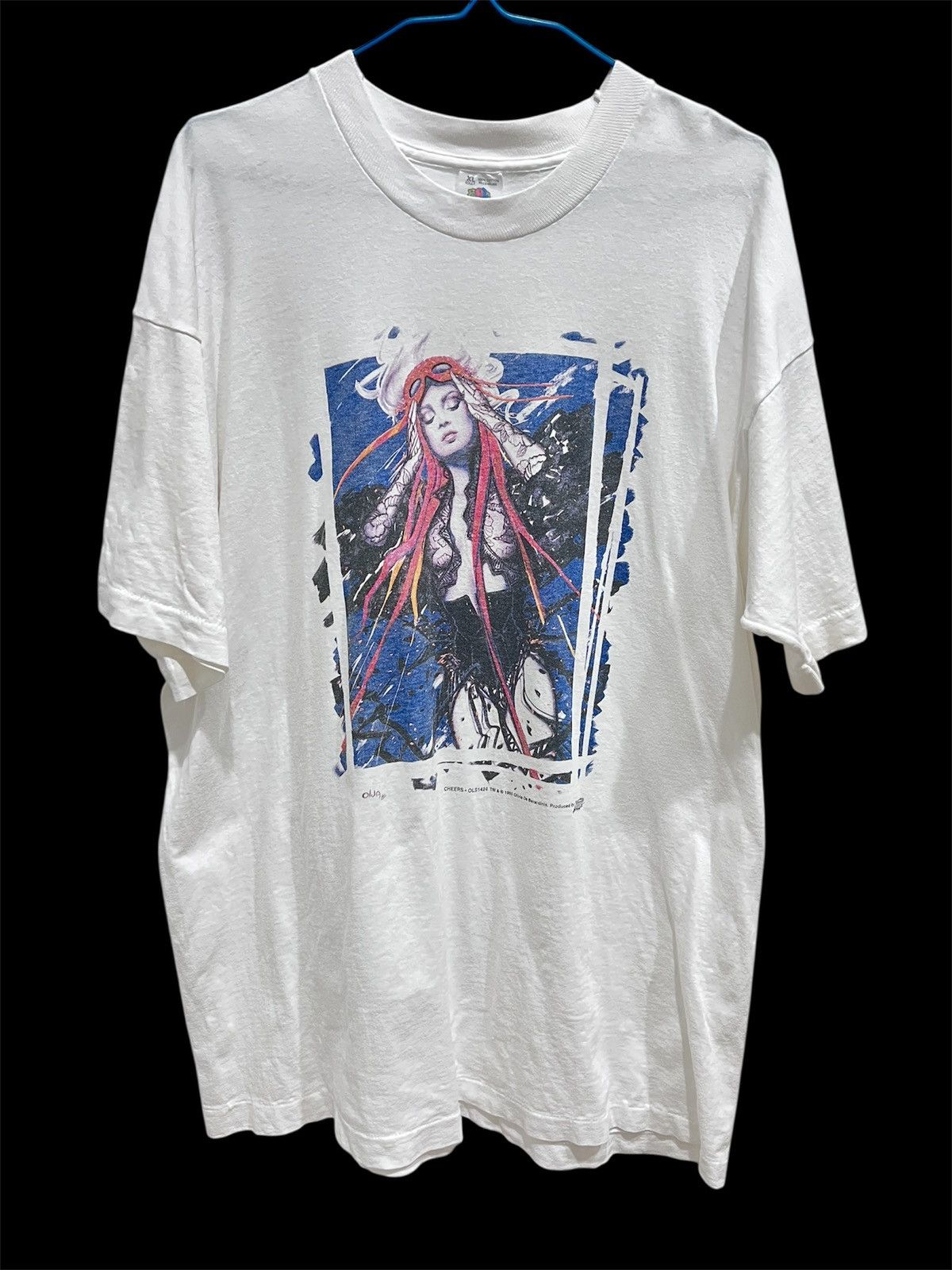 Vintage Vintage 90s CHEERS Olivia De Berardinis Comic Images Tee XL Size US XL / EU 56 / 4 - 2 Thumbnail