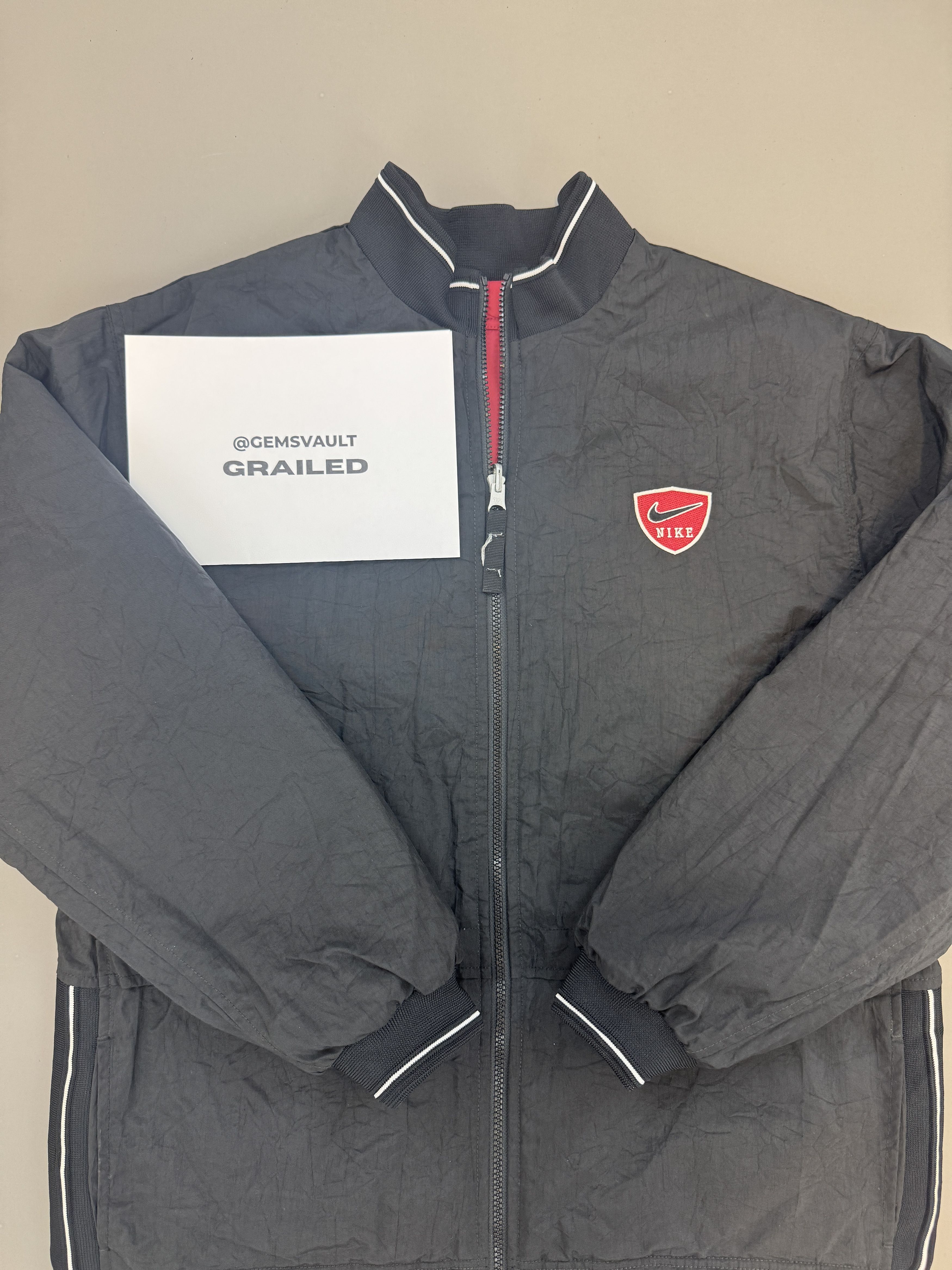 Nike Vintage Nike Reversible Track Jacket Size US XL / EU 56 / 4 - 8 Thumbnail