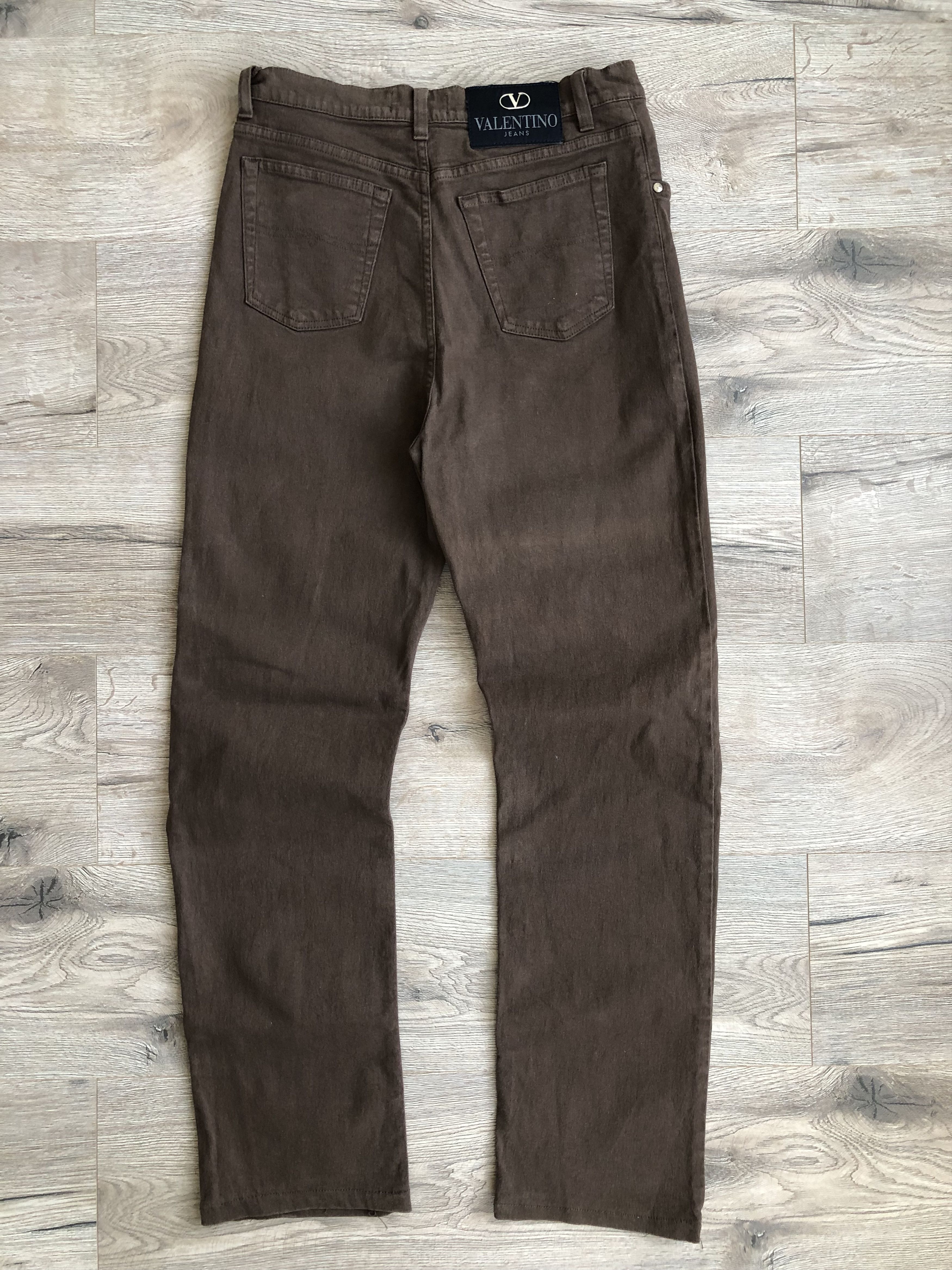 image of Italian Designers x Valentino Jeans Women’S Brown Denim Pants Vintage, Women's (Size 31)