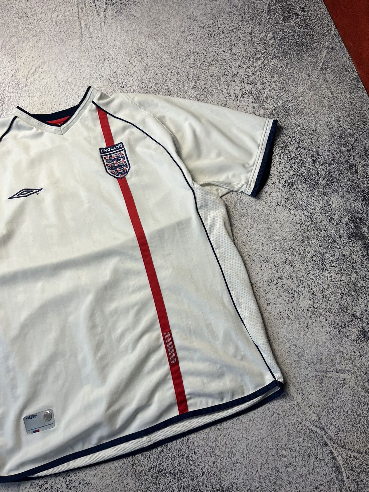 Umbro Vintage England Football Team 2001 White Home Shirt Umbro Size US XL / EU 56 / 4 - 11 Thumbnail
