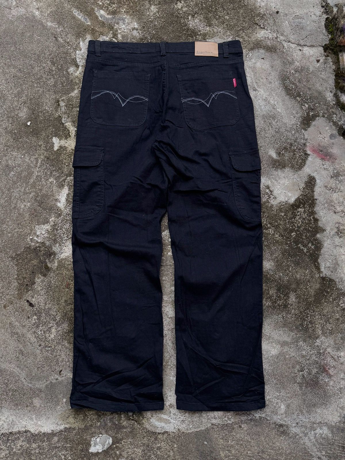 If Six Was Nine × Japanese Brand × Le Grande Bleu (L.G.B.) Japanese Cargo Engerhwa Black Pants Size US 36 / EU 52 - 1 Thumbnail