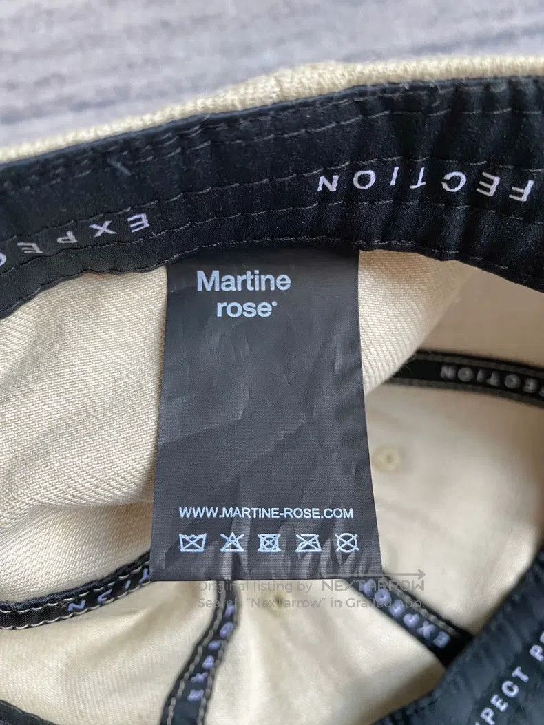 Martine Rose Martine Rose Broken eaves destroy baseball cap embroidery Size ONE SIZE - 7 Thumbnail