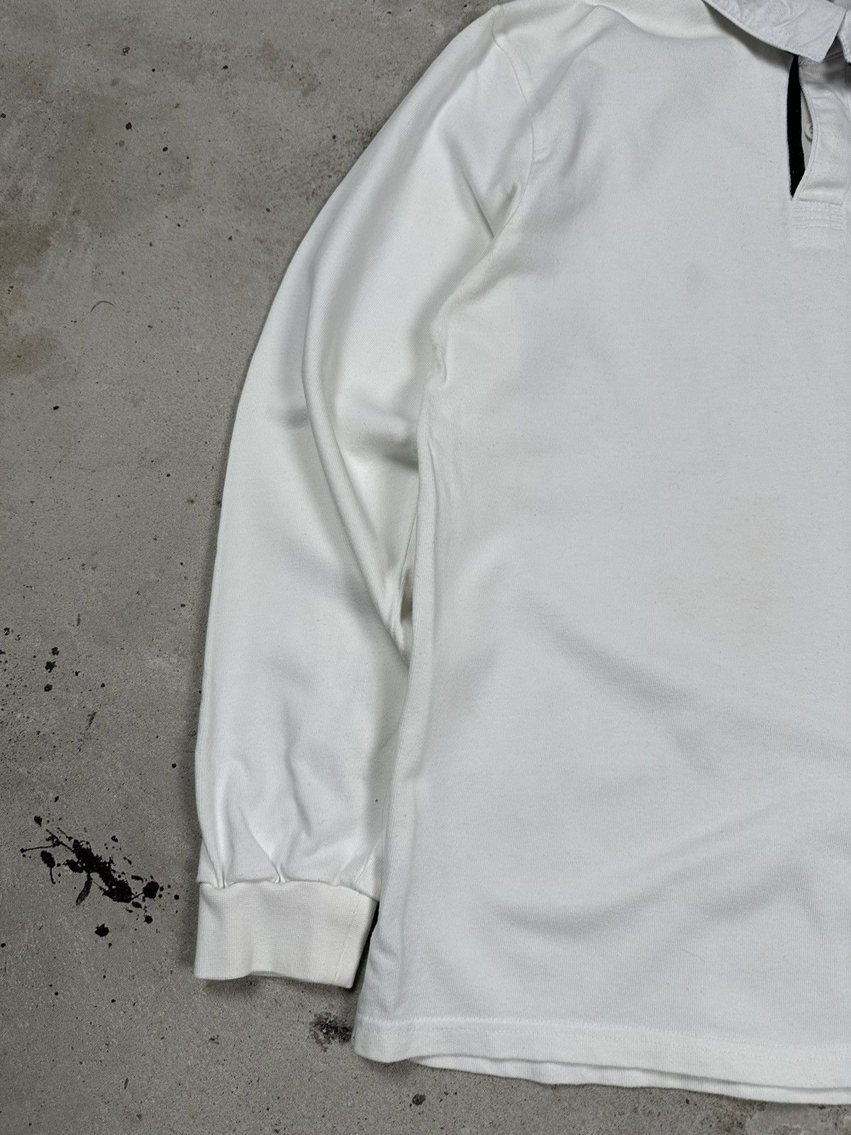 Nike Vintage Y2K Nike Polo Rugby Long Sleeve Tee White Swoosh Size US M / EU 48-50 / 2 - 3 Thumbnail
