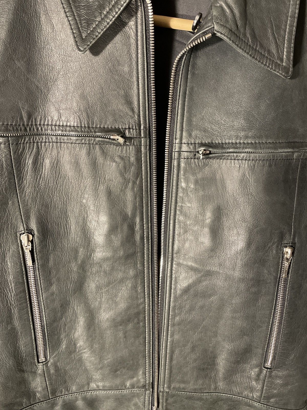Yohji Yamamoto Yohji Yamamoto A.A.R (Against All Risks) leather Jacket Size US S / EU 44-46 / 1 - 7 Thumbnail