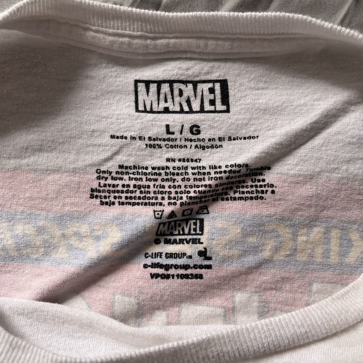 Marvel Comics White Marvel Comics graphic tee shirt Size US XL / EU 56 / 4 - 3 Thumbnail