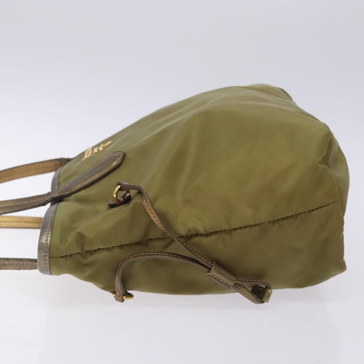Prada PRADA Tote Bag Nylon Khaki Gold Size ONE SIZE - 5 Thumbnail
