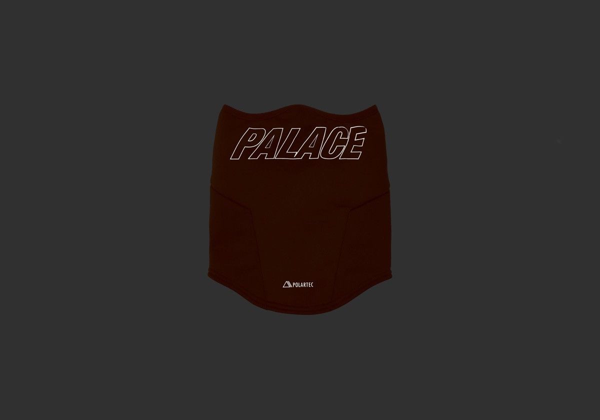 Palace × Polartec POLARTEC POWERSTRETCH FACE WARMER ORANGE Reflective Size ONE SIZE - 8 Thumbnail