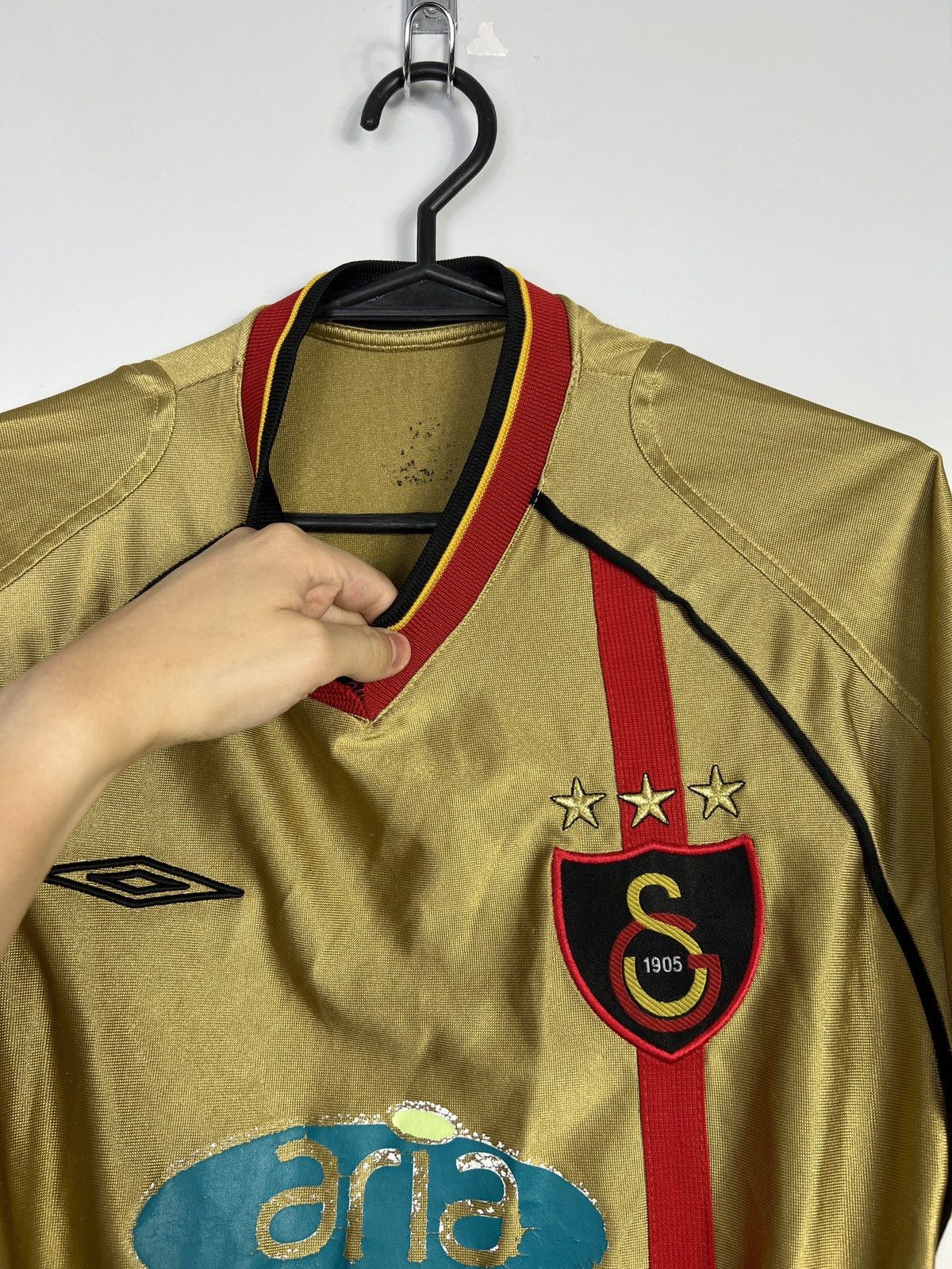 Umbro Umbro Galaxysaray 2002/2003 Soccer Jersey Vintage Size US M / EU 48-50 / 2 - 2 Thumbnail