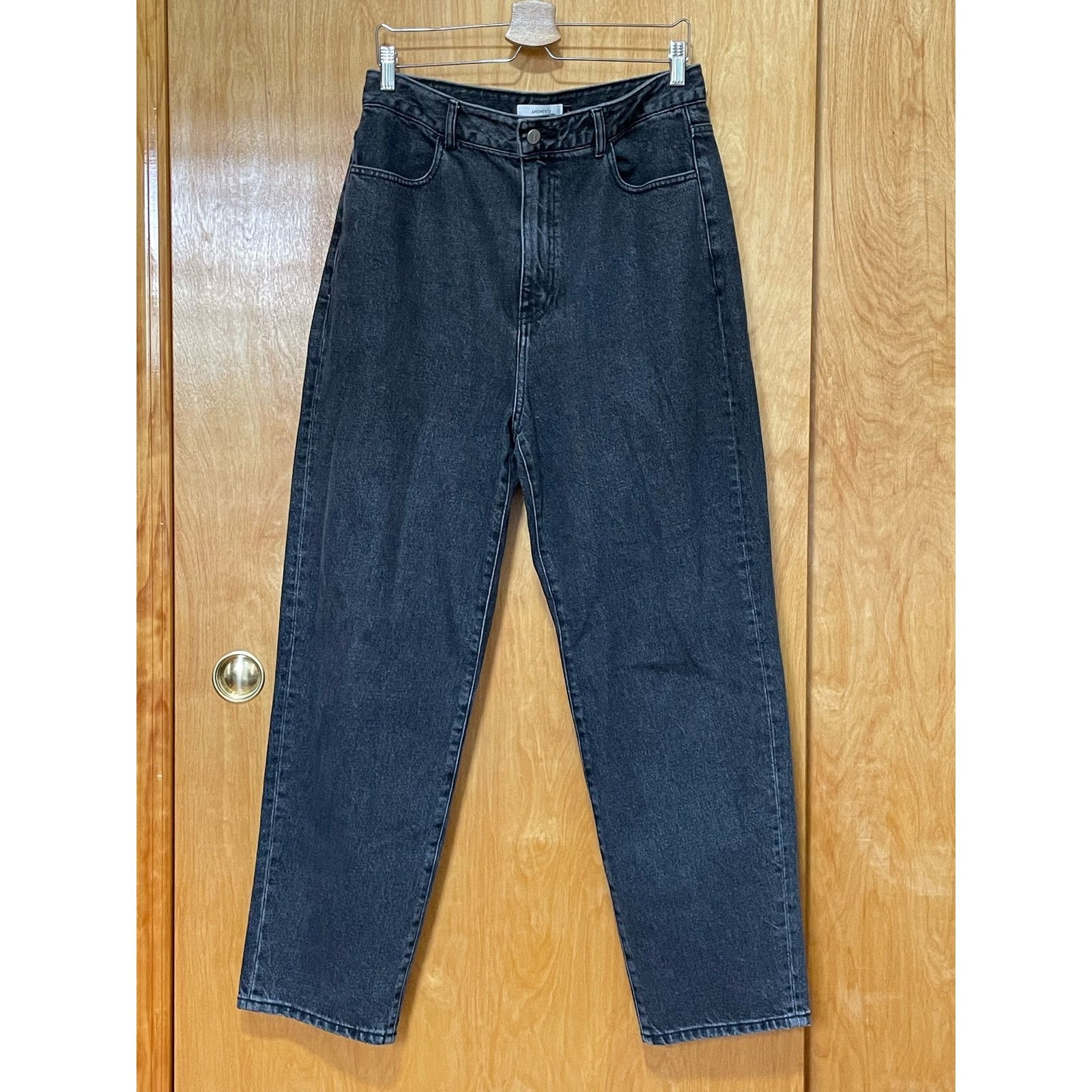 AMOMENTO Amomento Grey Tapered Jeans Men's L Size US 32 / EU 48 - 1 Thumbnail