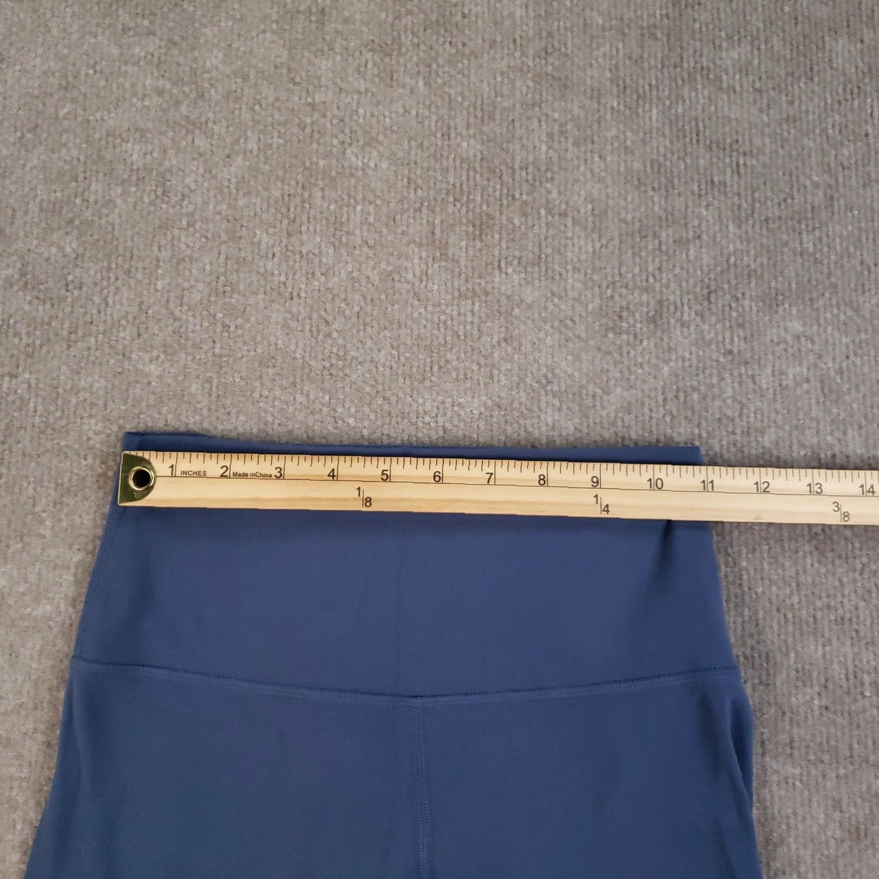 Lululemon Lululemon Leggings Womens 4 Blue High Rise Yoga Athletic Gym Soft Nylon Spandex Breathable Lightweight Elastic Waist Stretch Athleisure Size 27" / US 4 / IT 40 - 4 Thumbnail