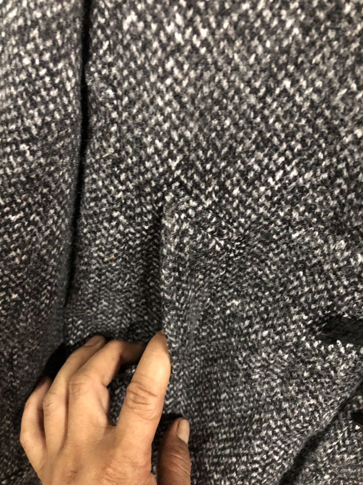 Designer × Japanese Brand × Takeo Kikuchi Vintage Y2K Takeo Kukichi Duffle Wool Hoodie JAPAN Size S / US 4 / IT 40 - 4 Thumbnail