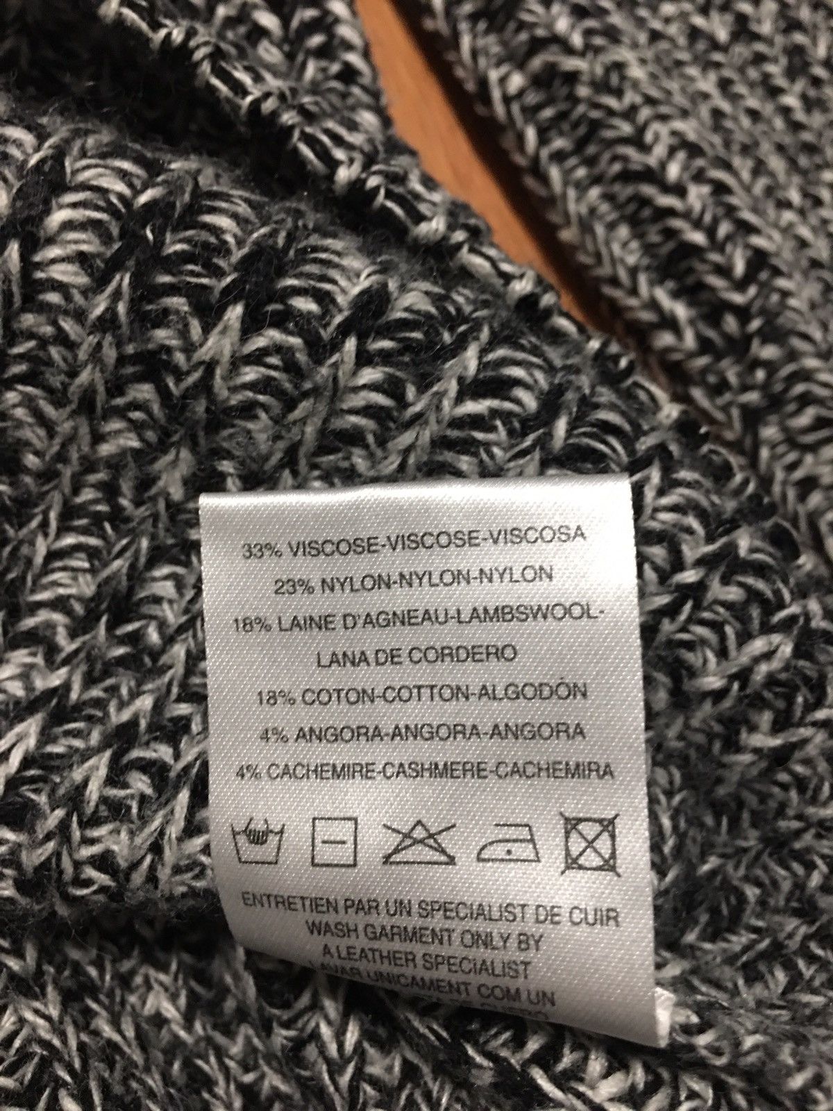 Sandro SANDRO Paris Grey Knit Wool Angora Cashmere Sweater Size L Size L / US 10 / IT 46 - 10 Thumbnail