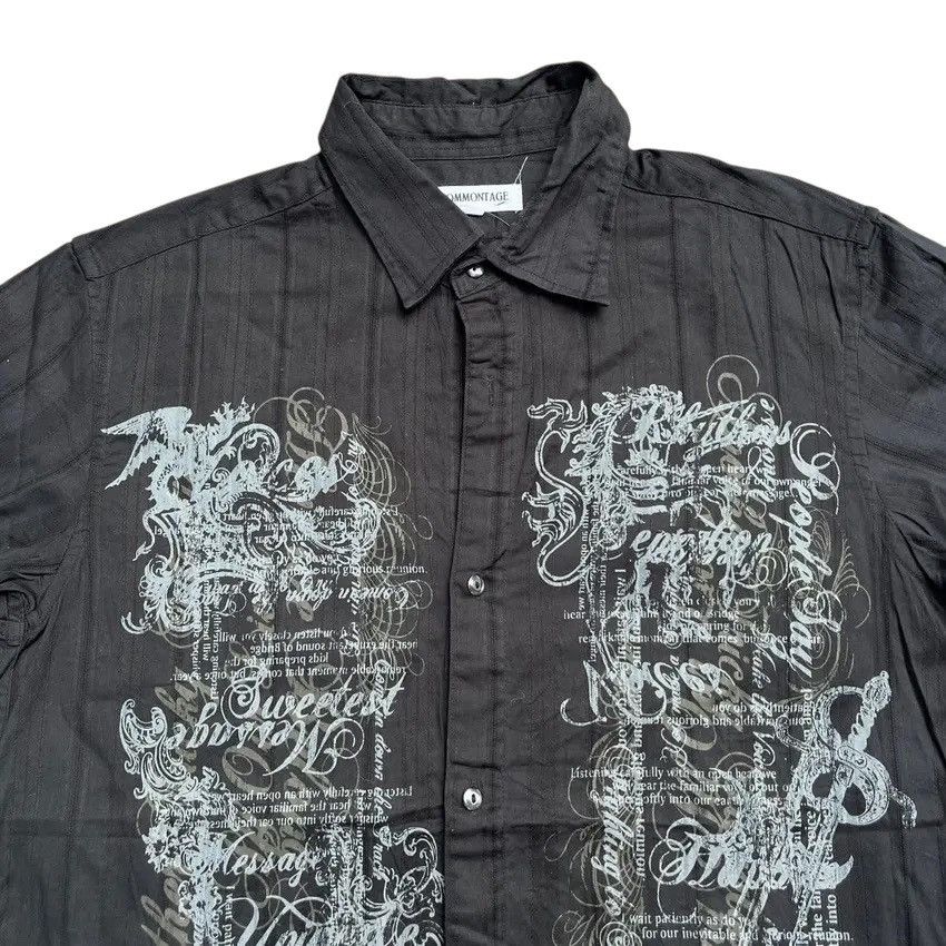 20471120 2000s Commontage Gothic Punk Ifsixwasnine Shirt Size US L / EU 52-54 / 3 - 2 Thumbnail