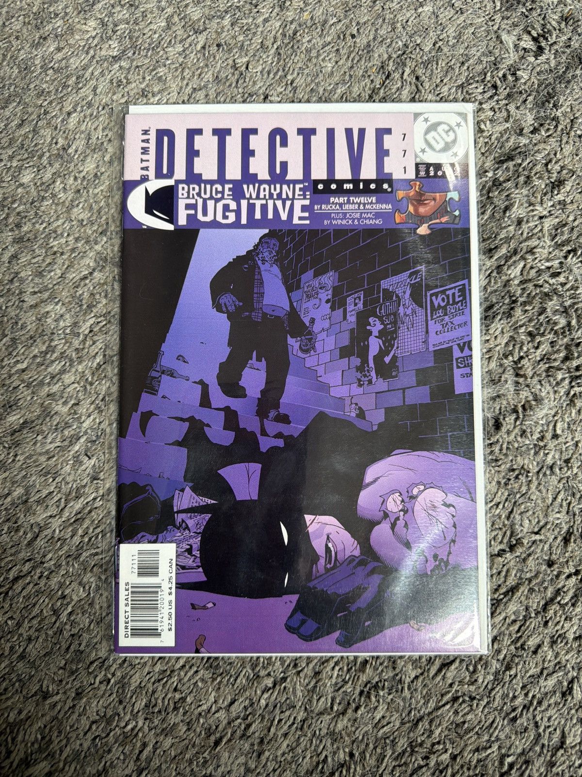 DC Comics 2002 DC Comics Detective Comics #771 Access Comic Book Size ONE SIZE - 1 Thumbnail