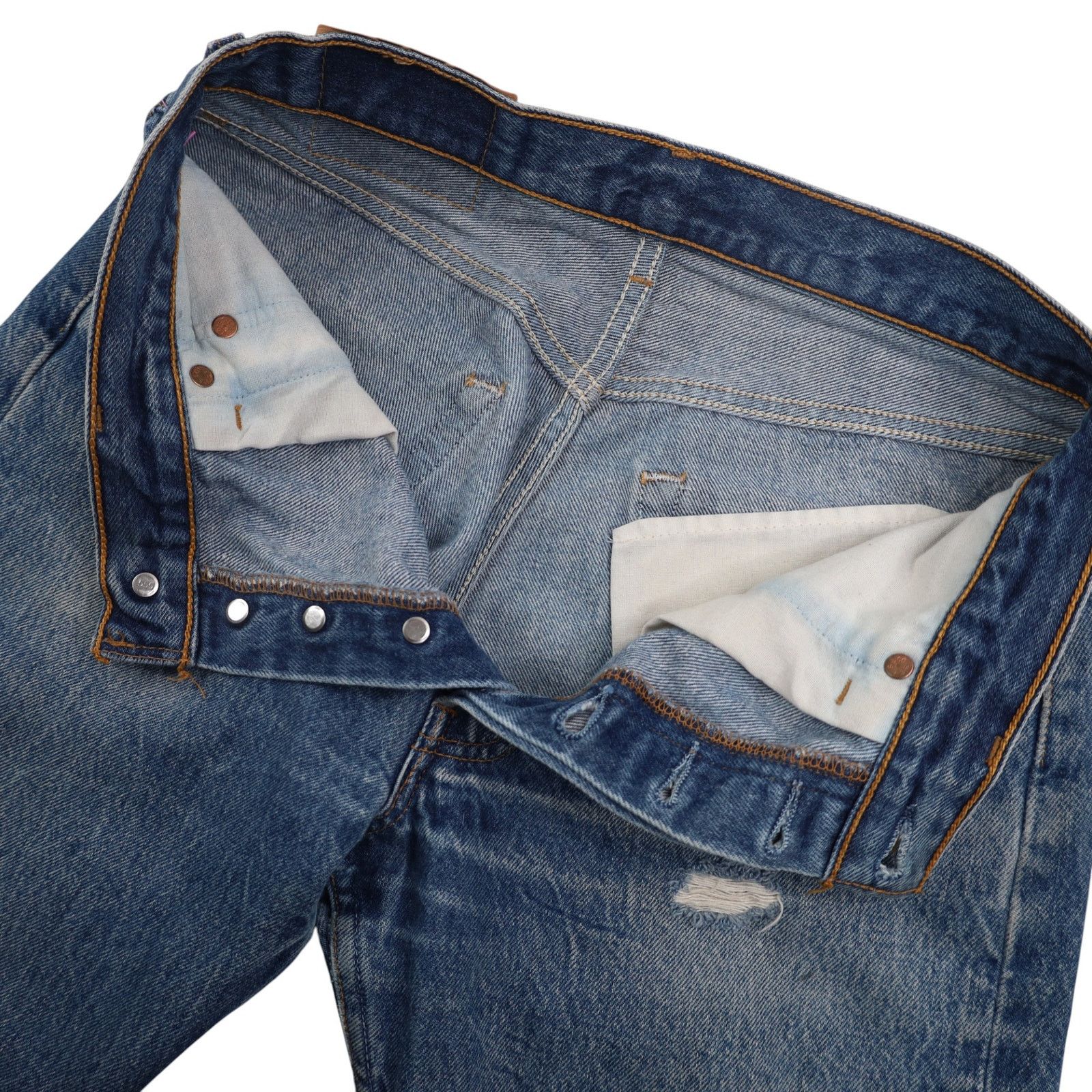Levi's × Vintage Vintage Levis 501xx Lightly Distressed USA Made Denim Jeans Size US 30 / EU 46 - 10 Thumbnail