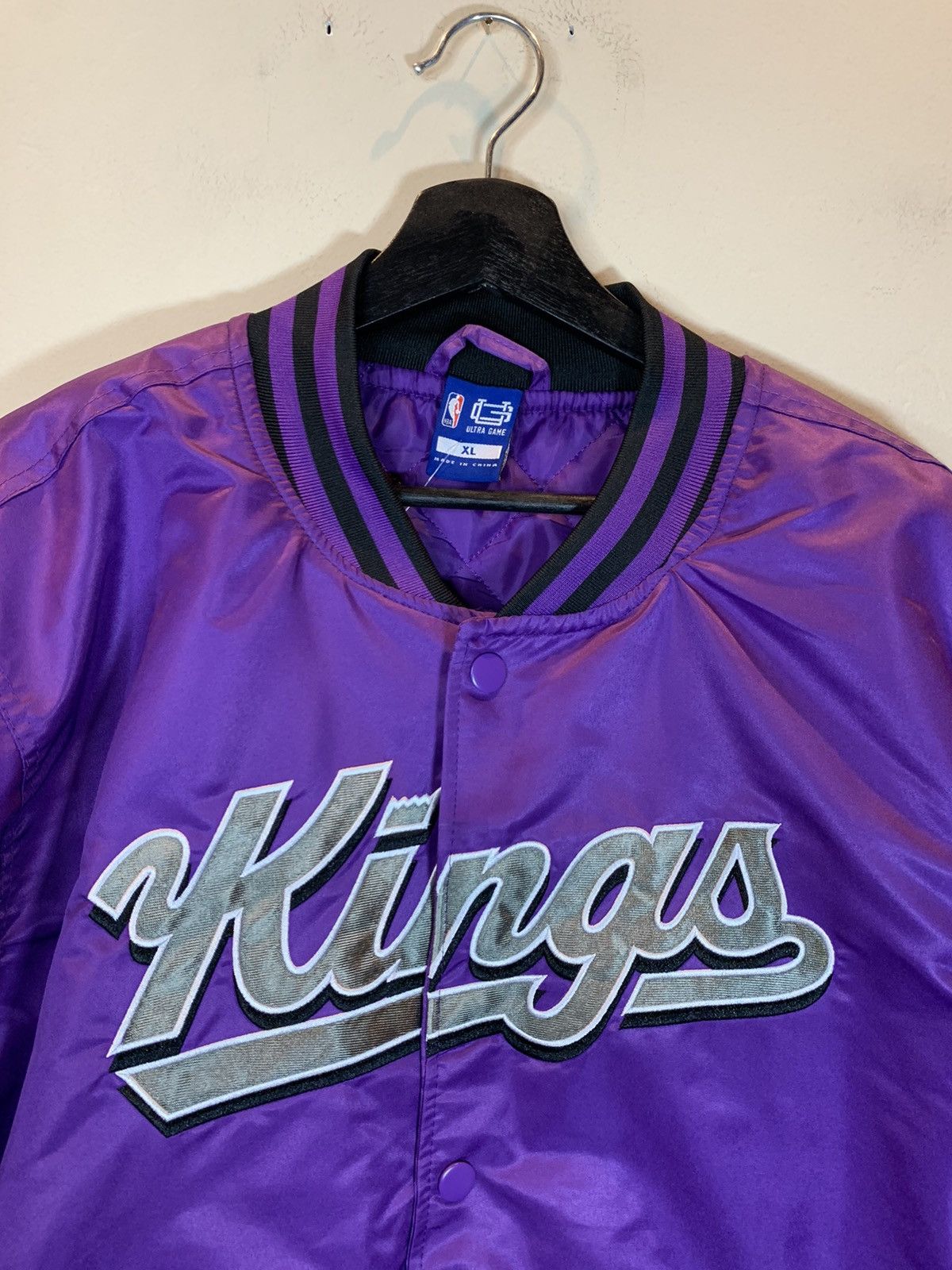 Designer × NBA *RARE* New Sacramento Kings NBA Basketball Ultra Game Jacket Size US XL / EU 56 / 4 - 4 Thumbnail