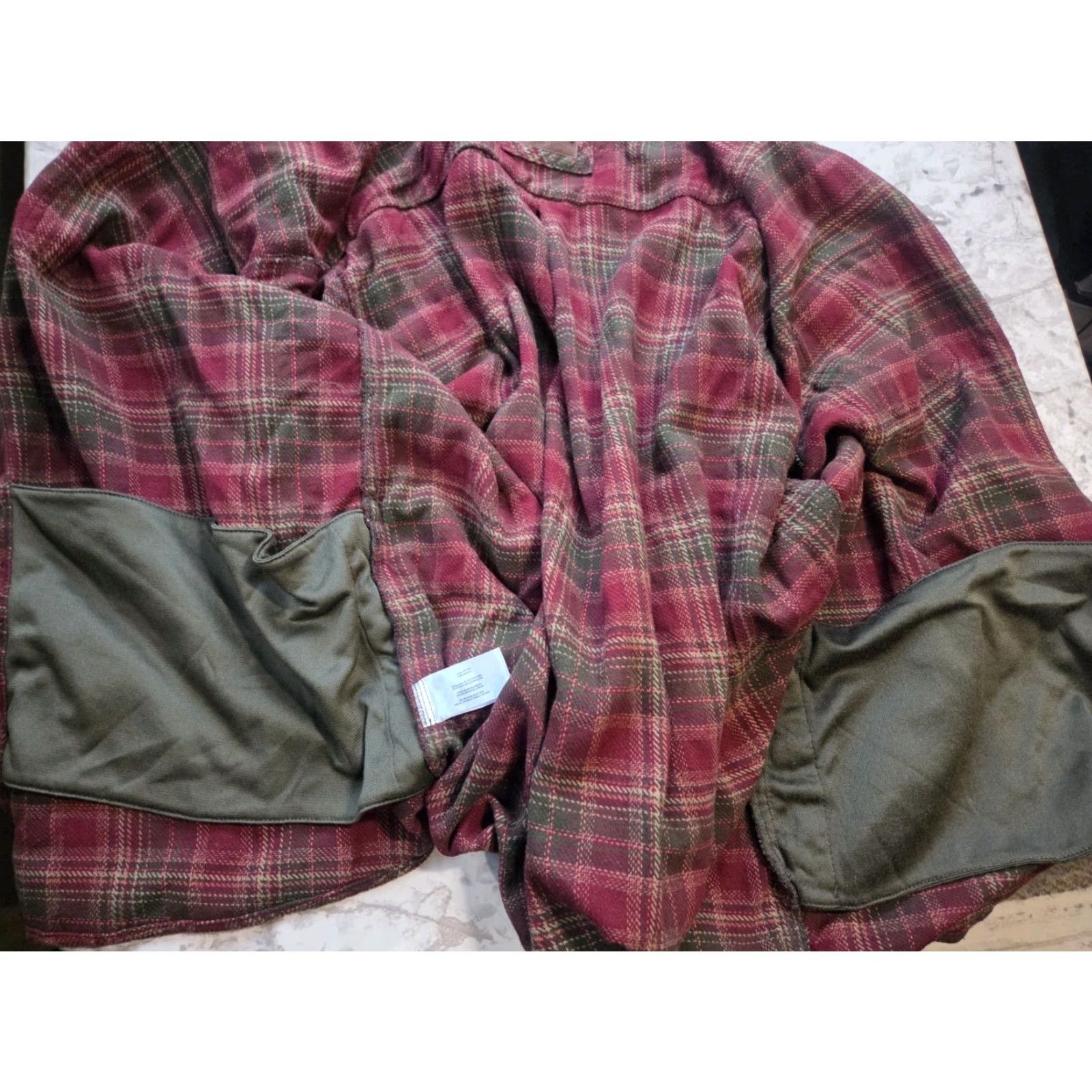 Orvis Orvis Plaid Heavy Flannel Button-Up Shirt Outdoor Workwear 2XL Multicolor Long Sleeve Mens Size US XXL / EU 58 / 5 - 4 Thumbnail