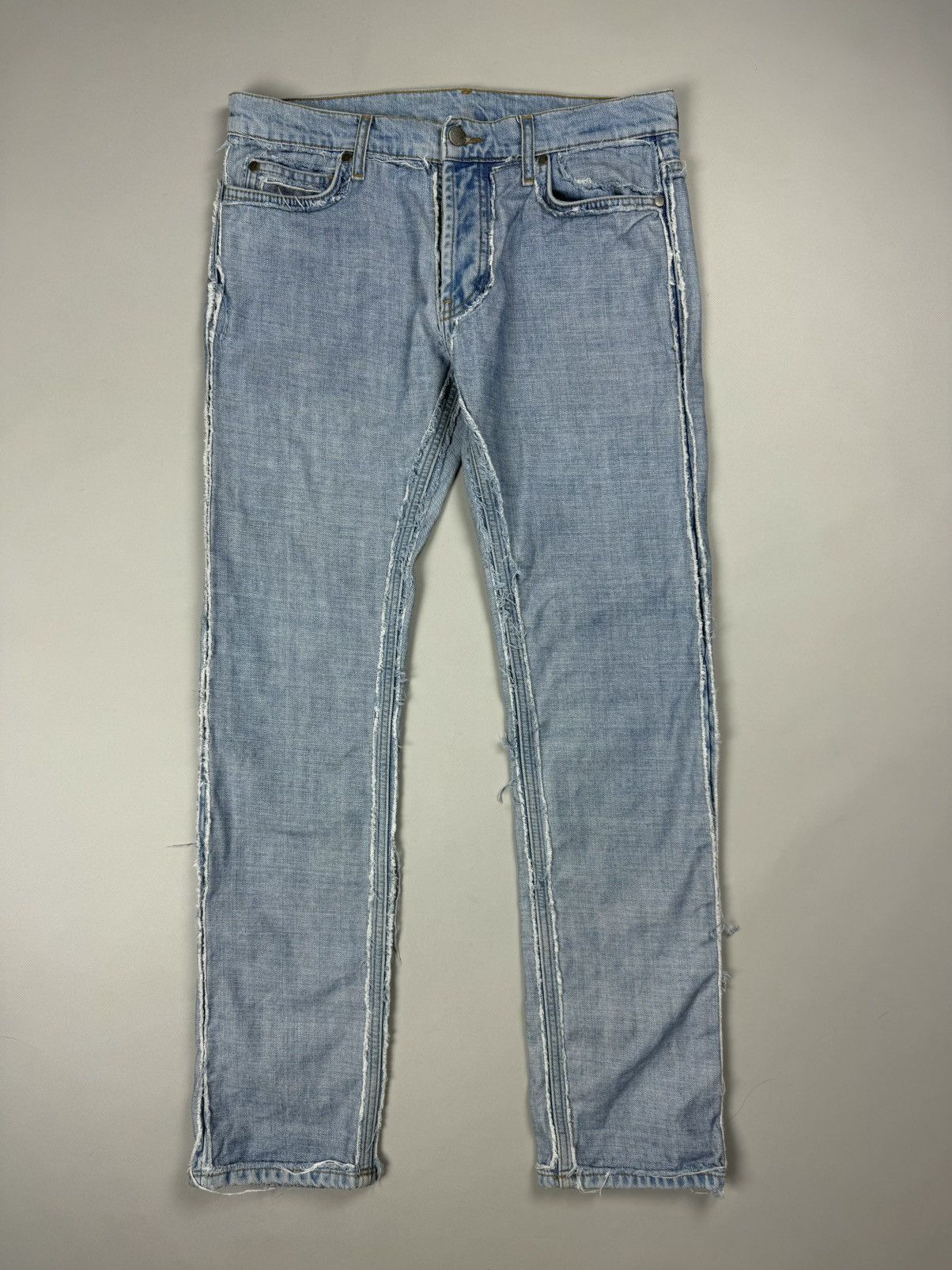 MAISON MARGIELA｜JEANS (S50LA0240 S30383 961) MAISON MARGIELA PANTS 5 POCKETS S50LA0240 S30383 Light blue