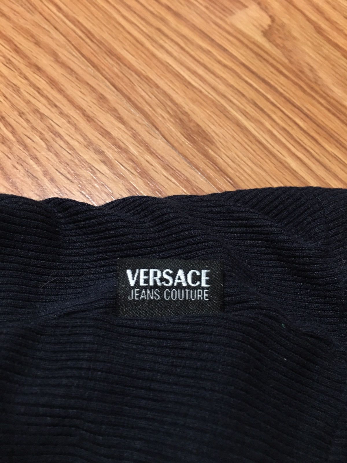 Versace × Versace Jeans Couture Versace Jeans Couture Navy Blue T-shirt Long Sleeve Size M Size M / US 6-8 / IT 42-44 - 9 Thumbnail