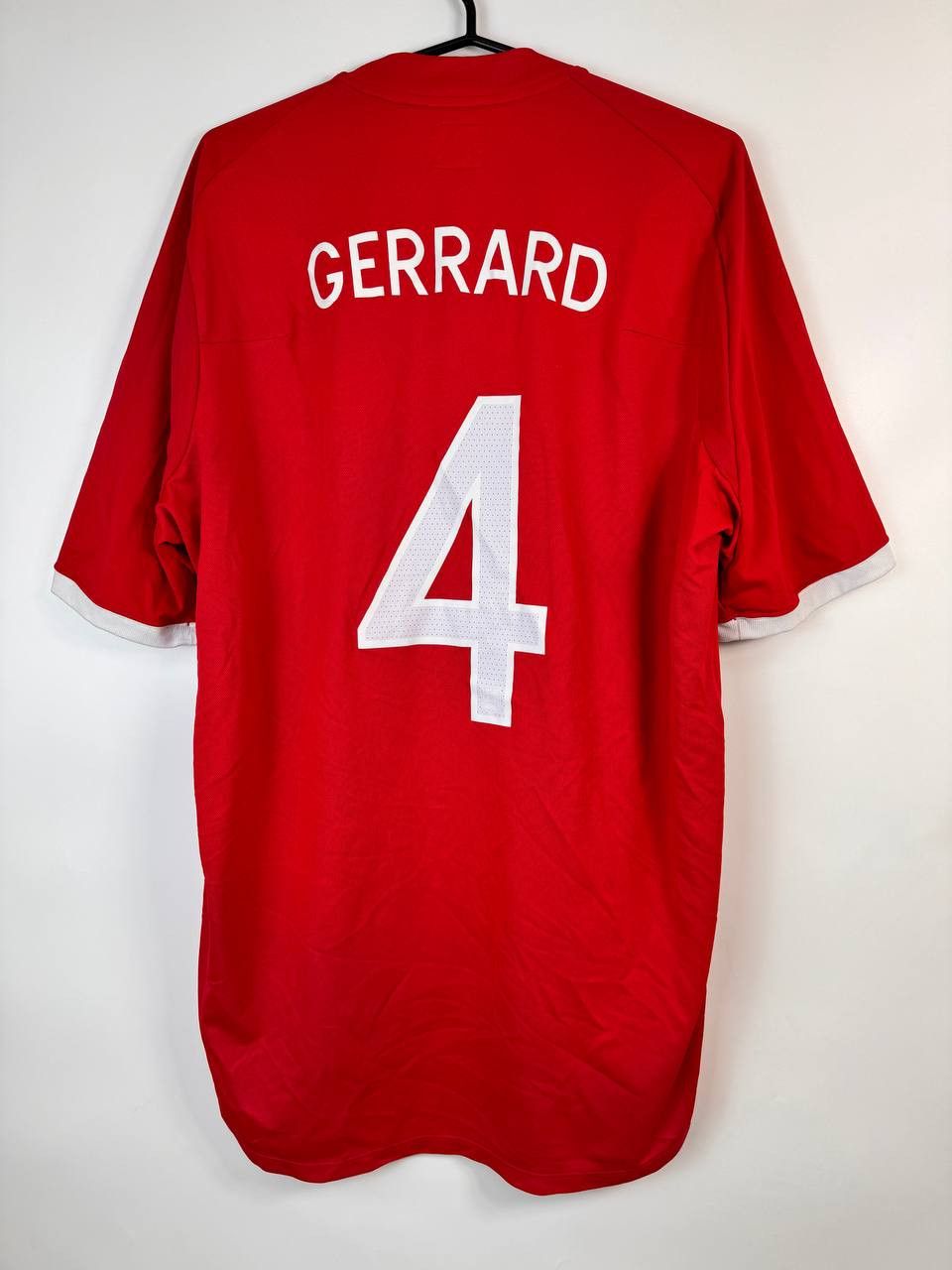 Umbro × Vintage ENGLAND 10/11 AWAY FOOTBALL SHIRT JERSEY UMBRO GERRARD #4 Size US XL / EU 56 / 4 - 6 Thumbnail